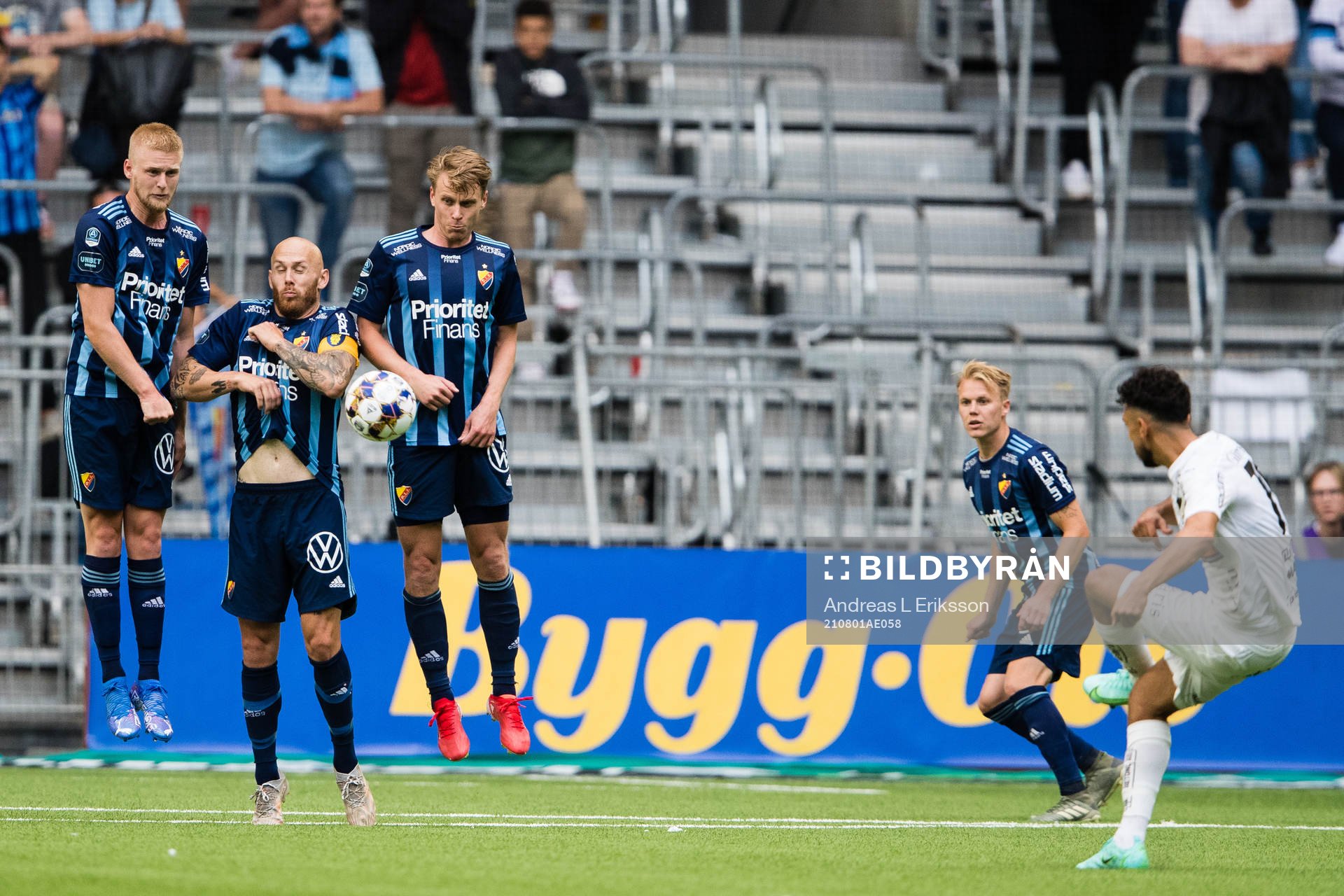 Djurgårdens Kalle Holmberg, Magnus Eriksson och Rasmus