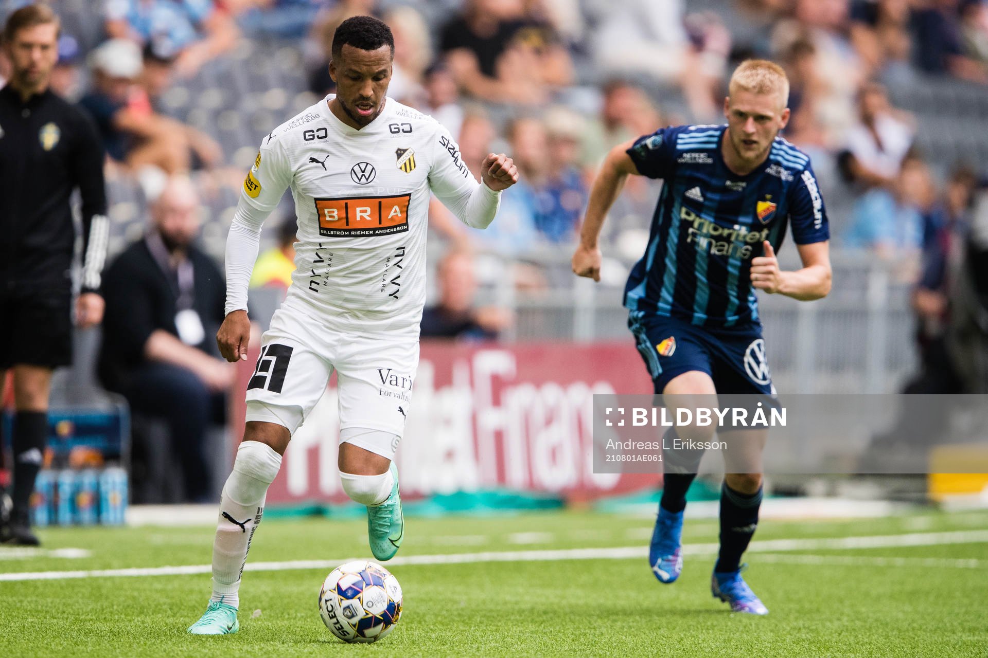 Häckens Martin Olsson och Djurgårdens Kalle Holmberg