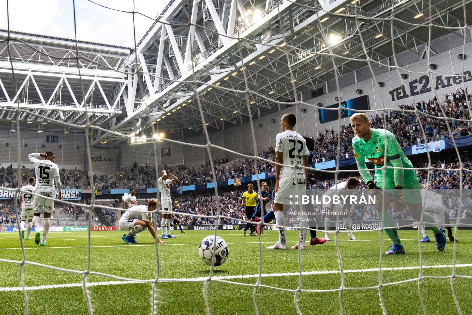 under fotbollsmatchen i Allsvenskan mellan Djurgården och