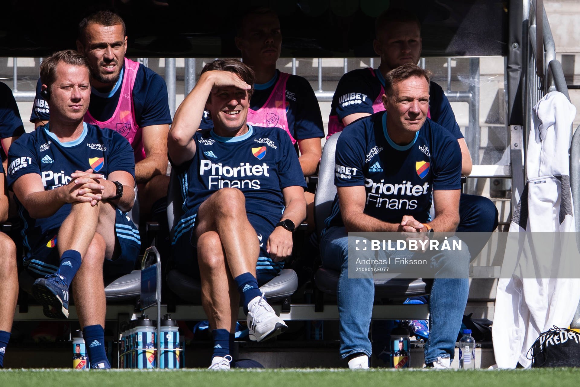 Djurgårdens tränare Thomas Lagerlöf och tränare Kim