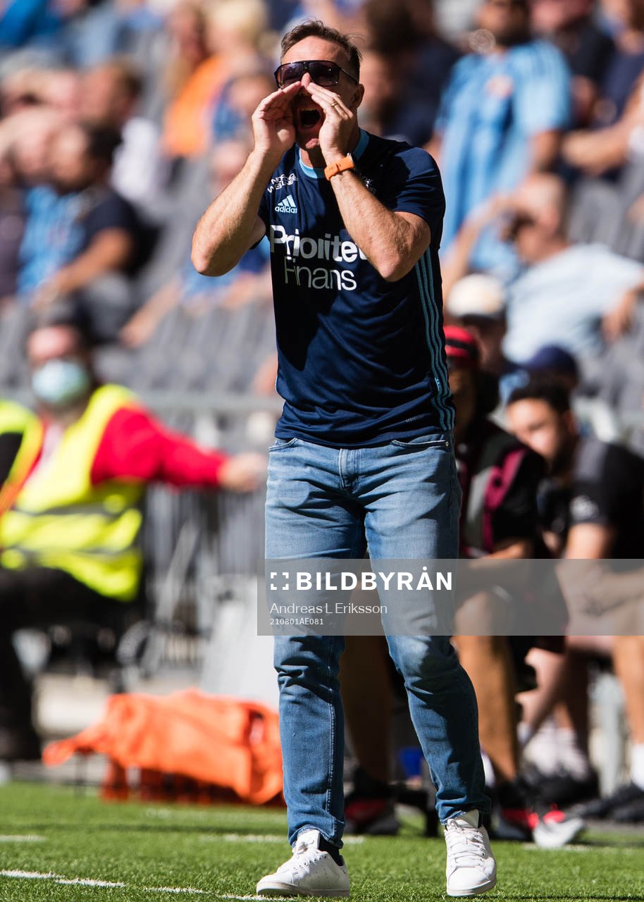 Djurgårdens tränare Kim Bergstrand