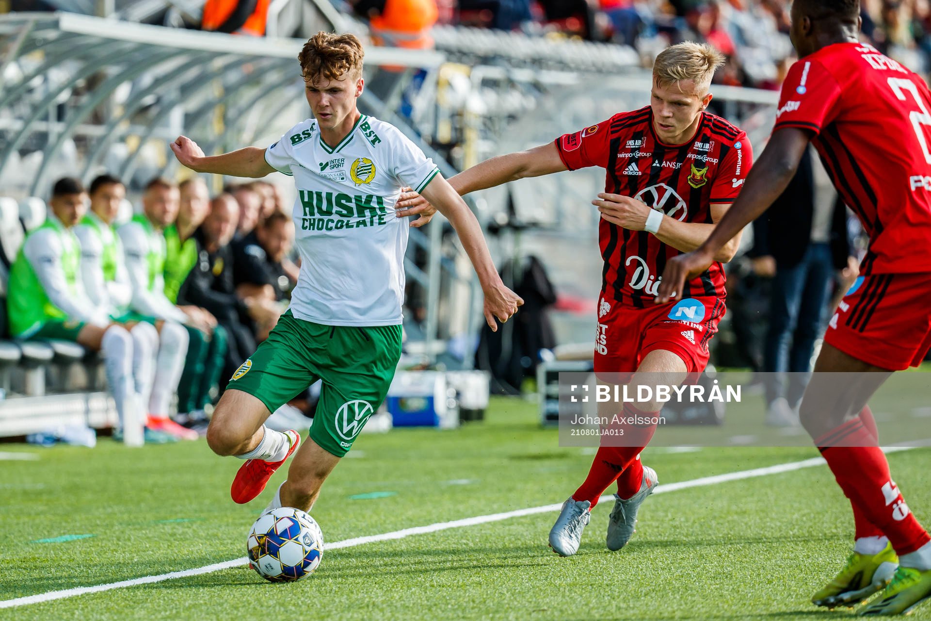 Hammarbys Williot Swedberg och Östersunds Eirik Haugan