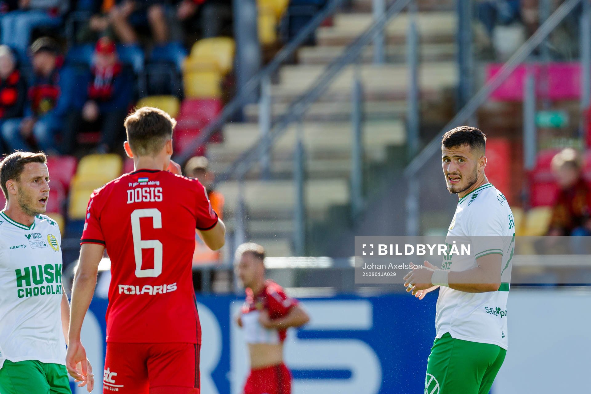 Hammarbys Astrit Selmani deppar