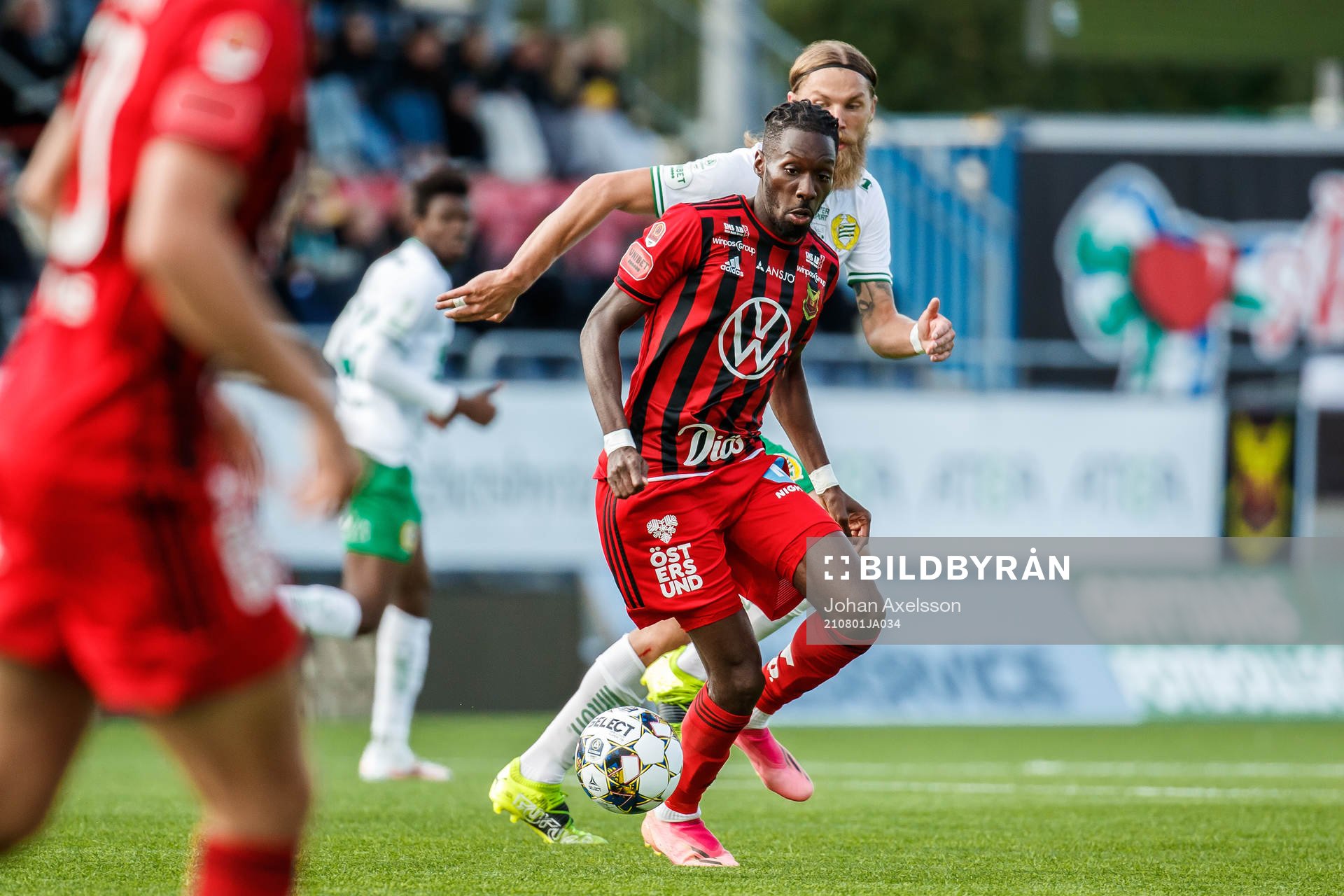 Östersunds Blair Turgott och Hammarbys Bjørn Paulsen