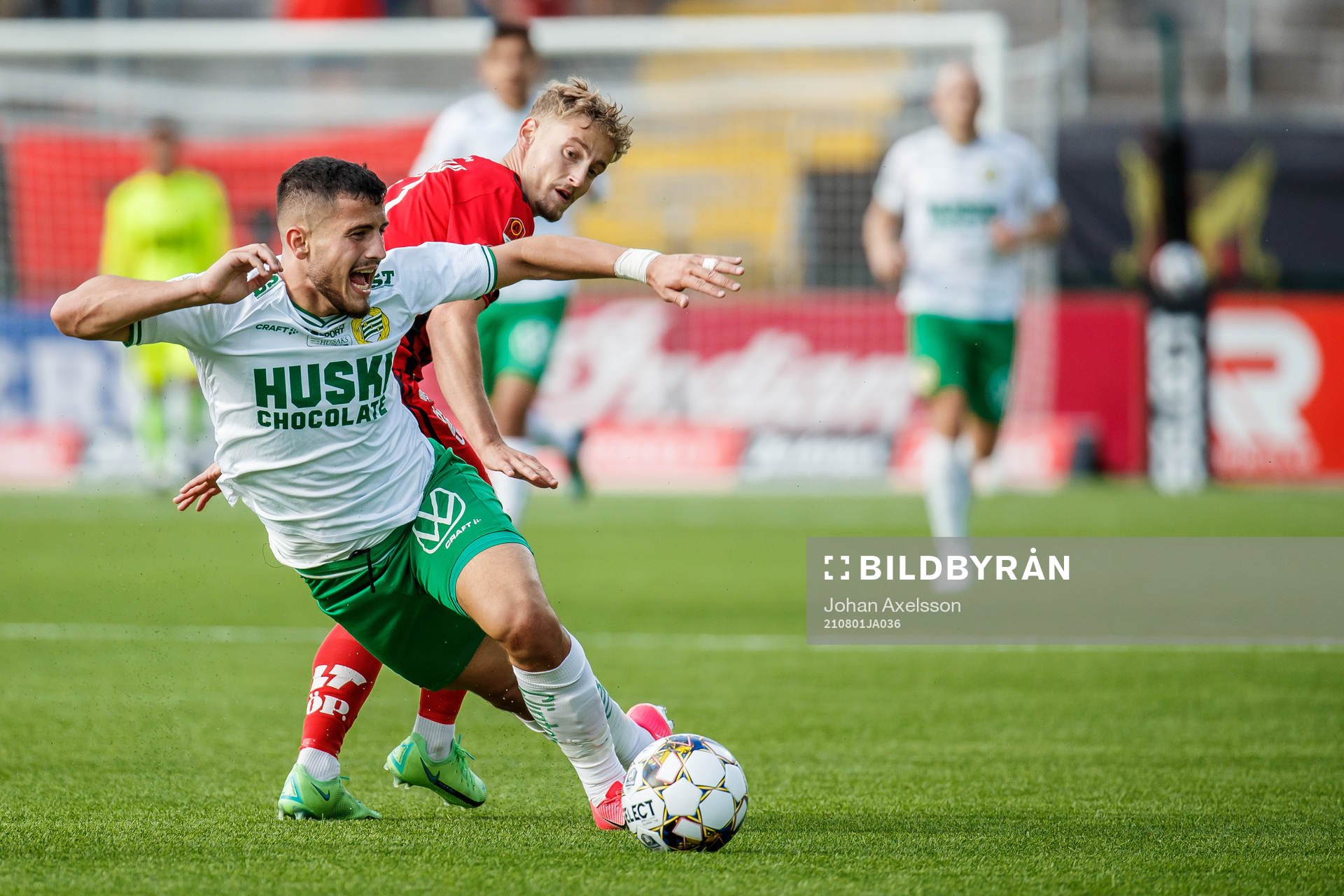 Hammarbys Astrit Selmani och Östersunds Henrik Bellman