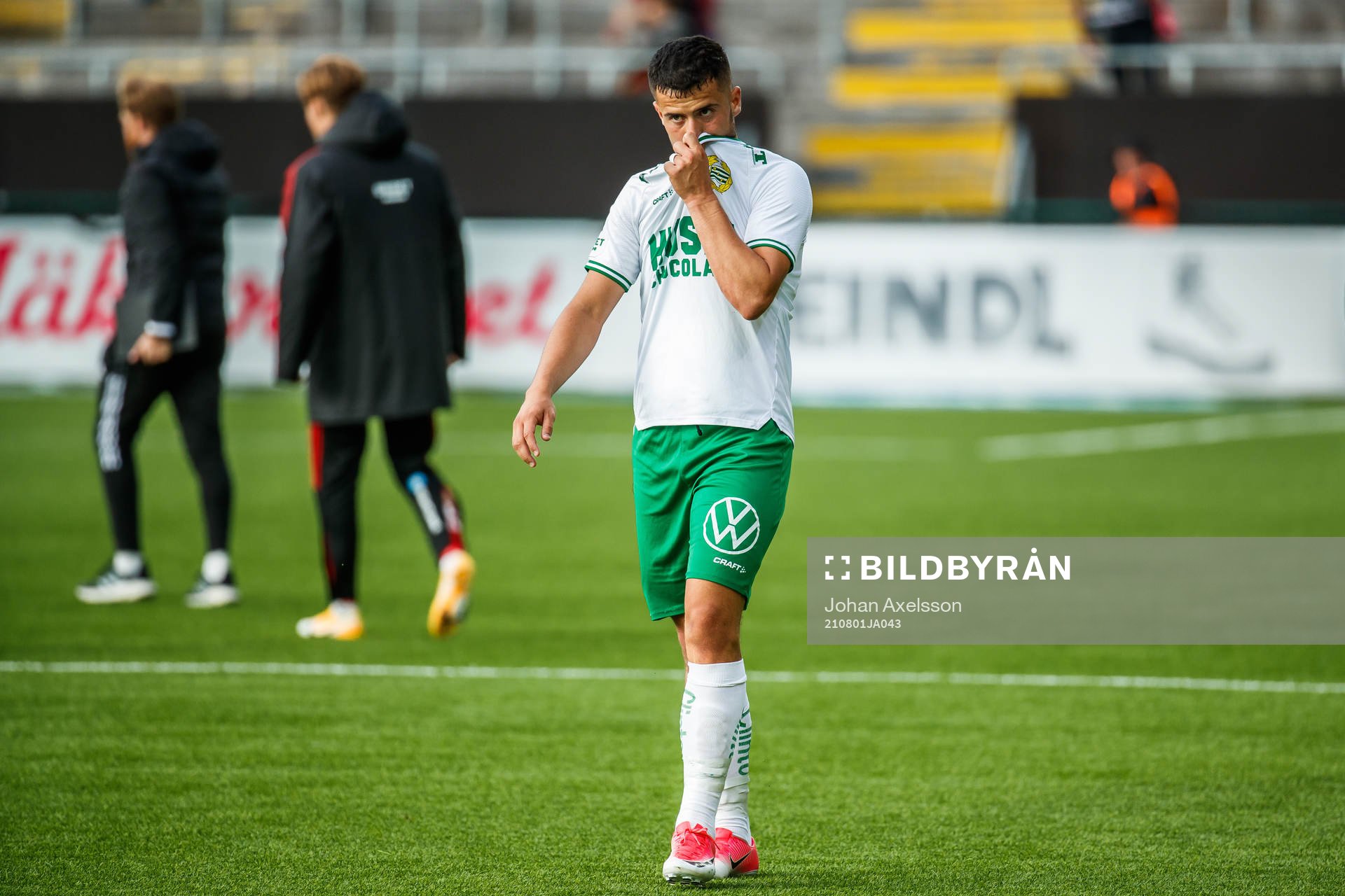 Hammarbys Astrit Selmani deppar
