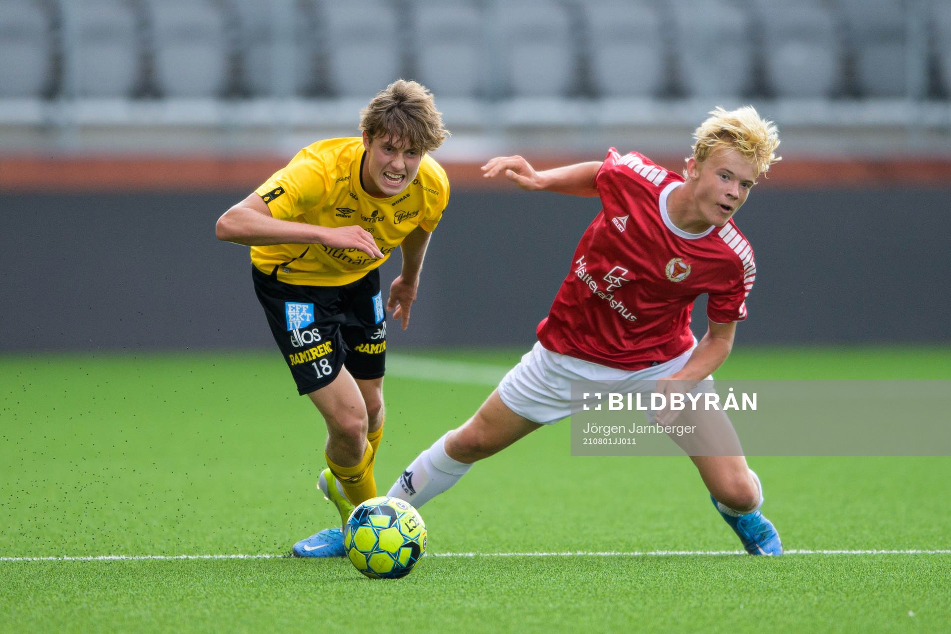Elfsborgs Malte Wester och Kalmars Gustav Arvidsson