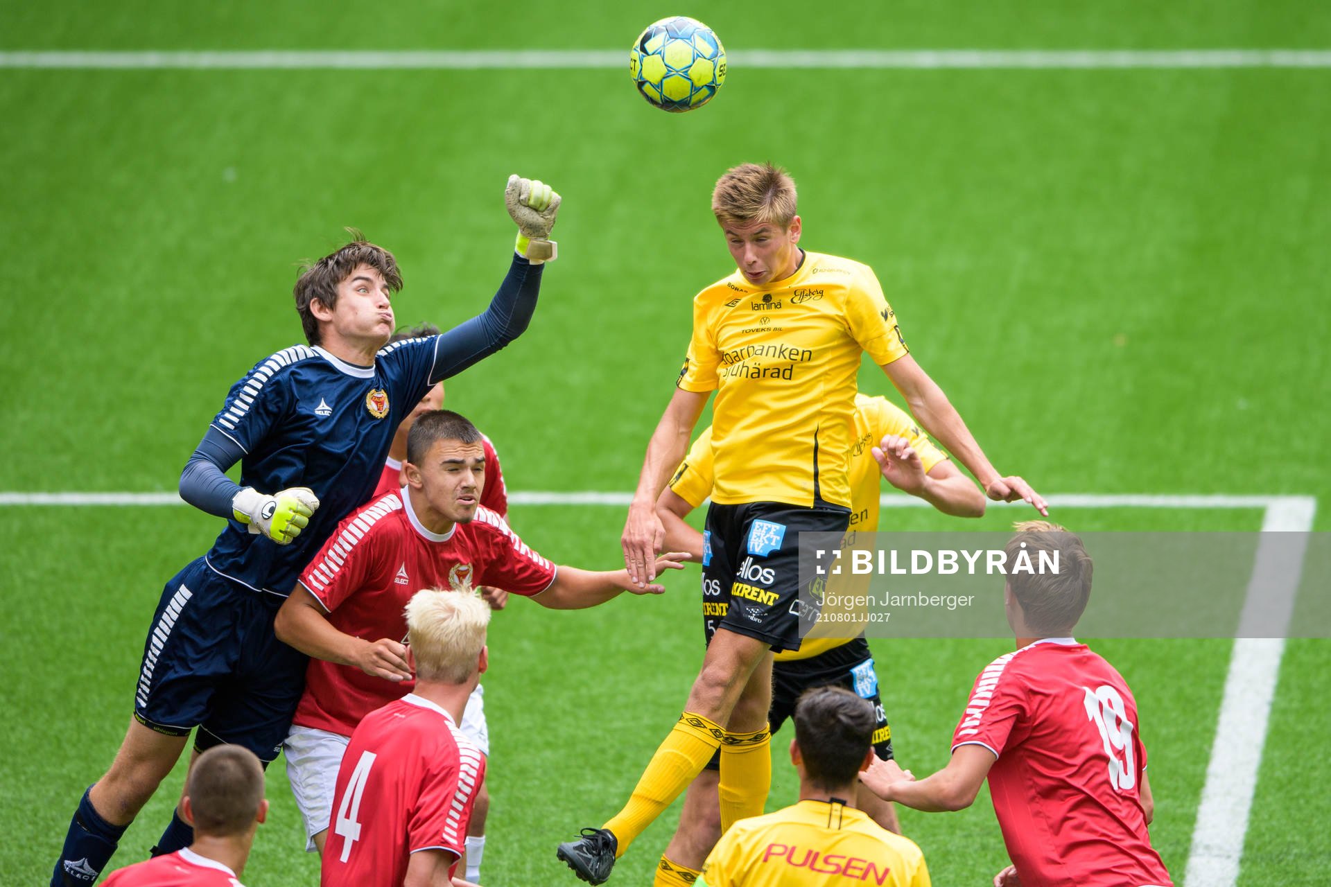 Kalmars Oscar Bouyer och Elfsborgs Lukas Paulsén