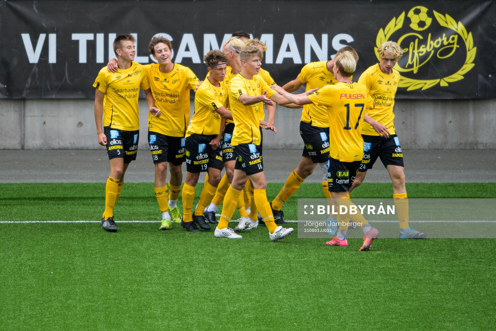 Elfsborgs spelare jublar