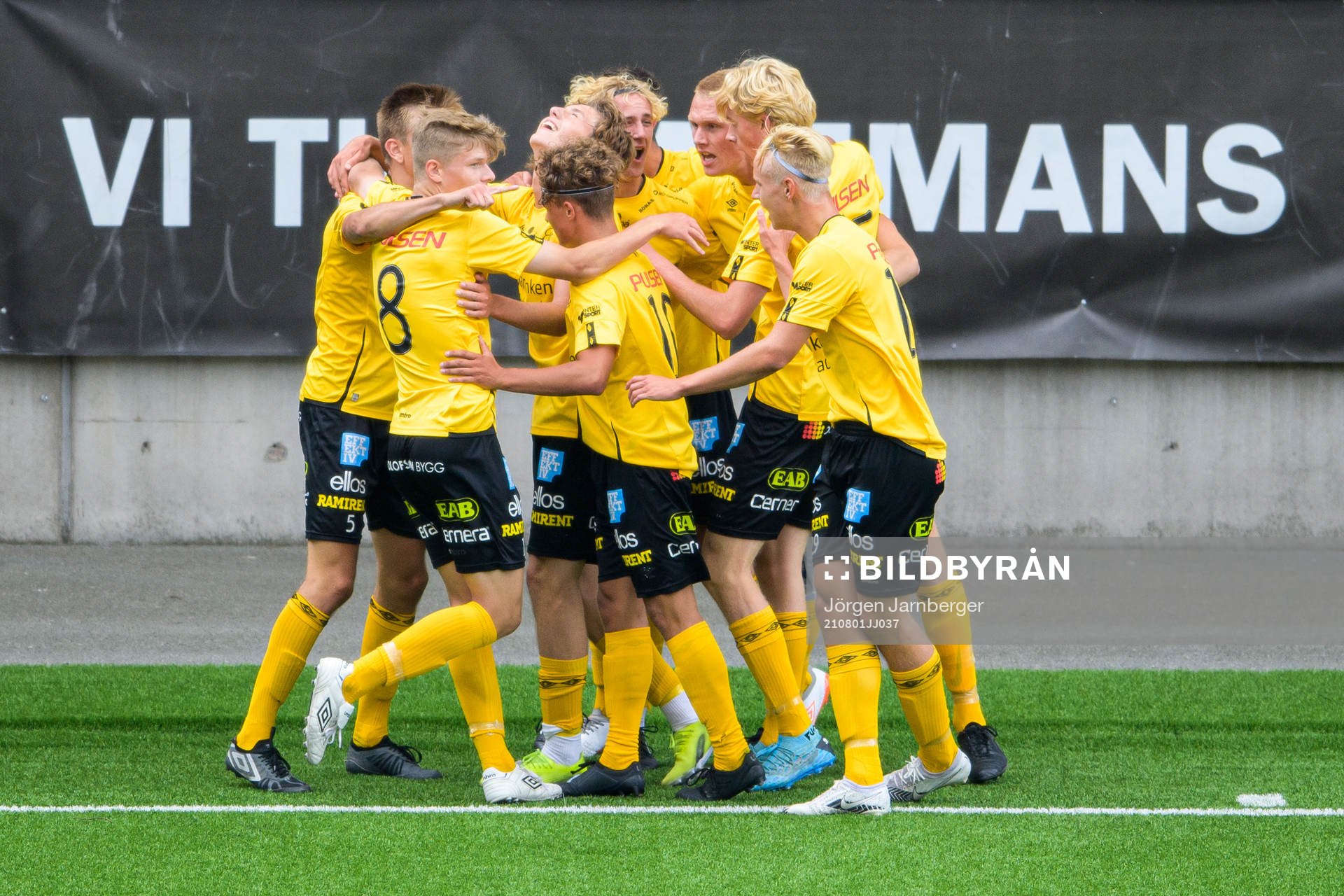Elfsborgs spelare jublar