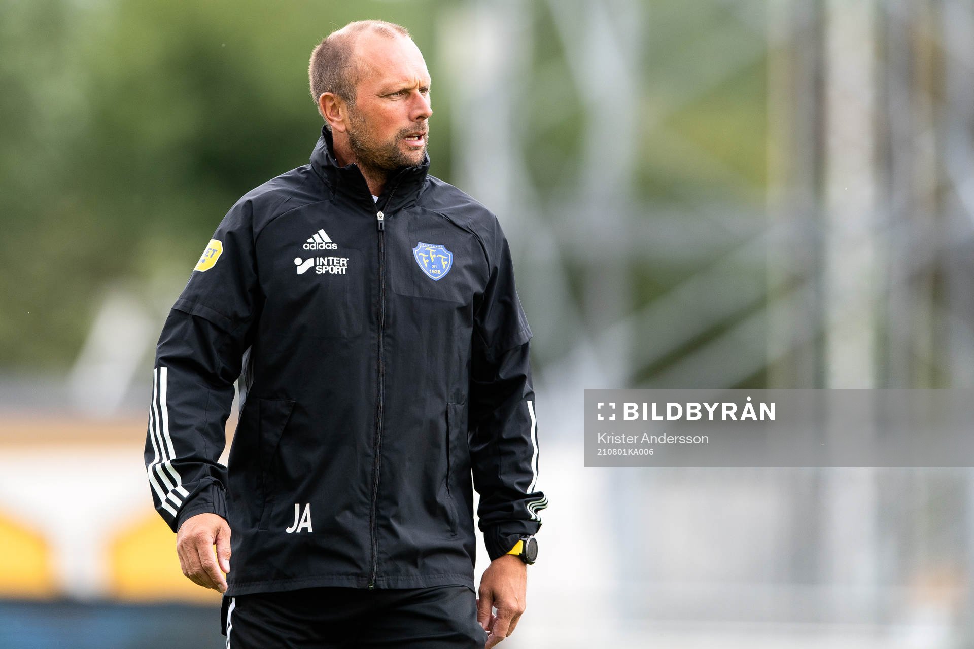 Falkenbergs assisterande tränare Jonas Axeldal före