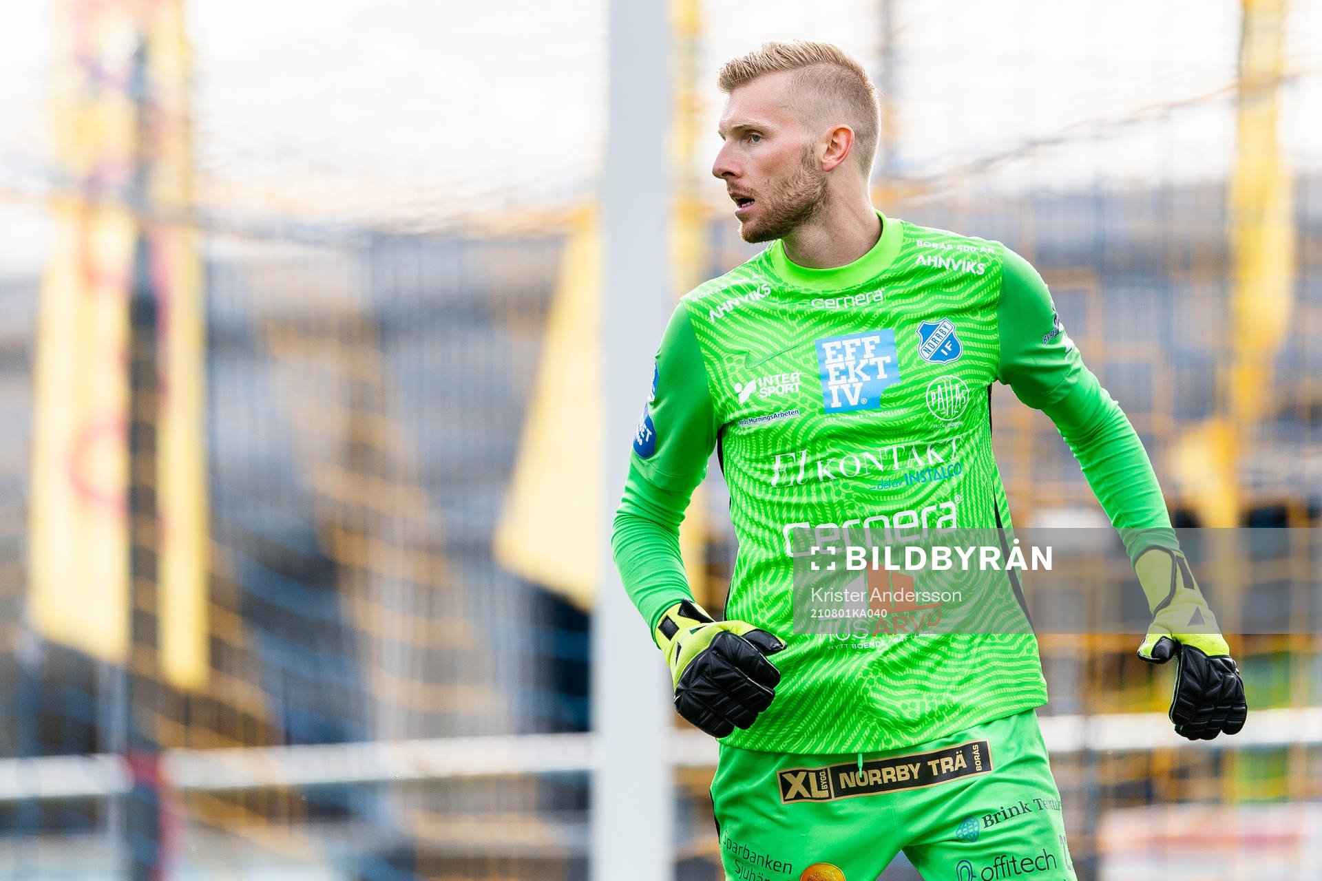 Norrbys målvakt Anton Cajtoft