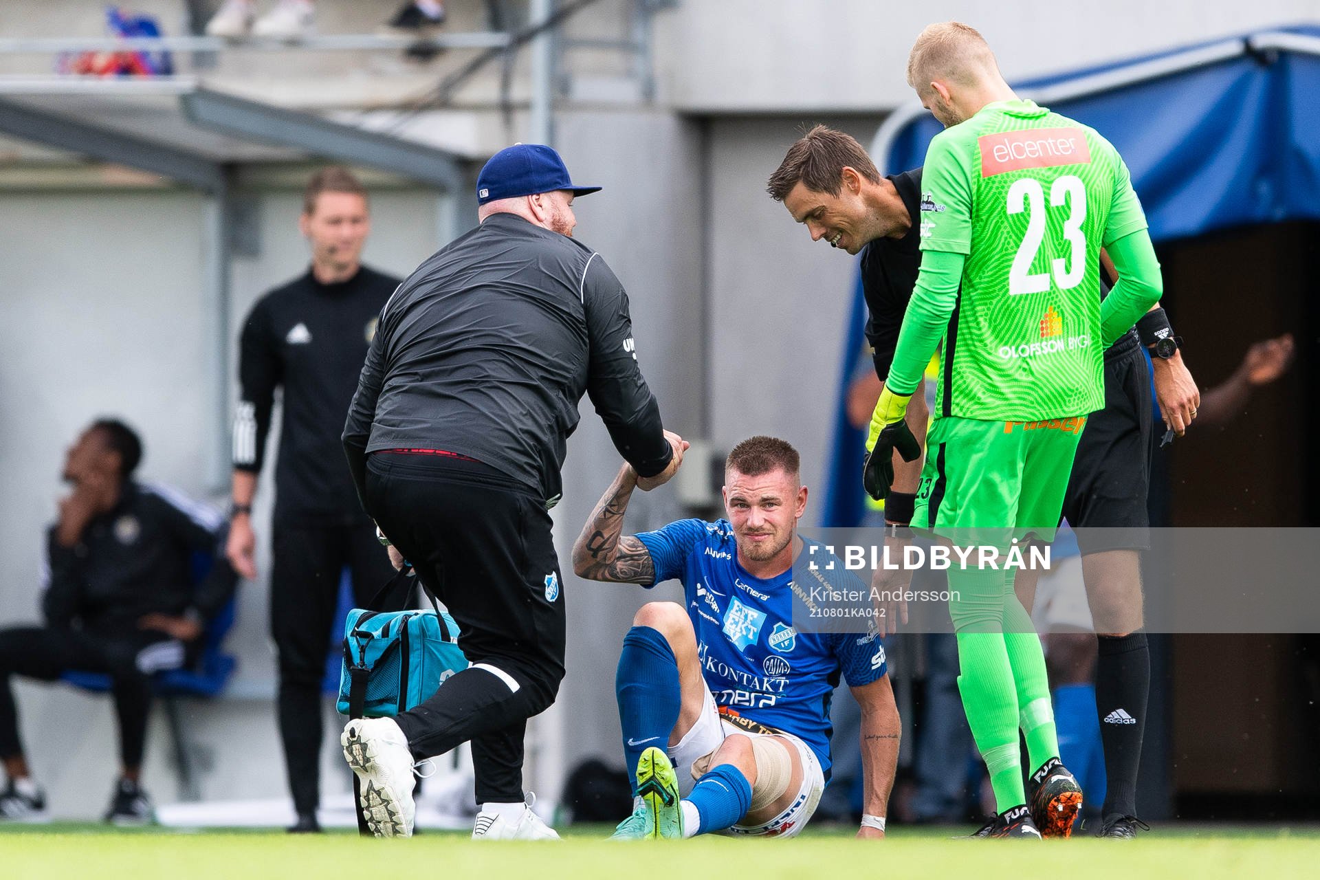 Norrbys Rasmus Örqvist har ont