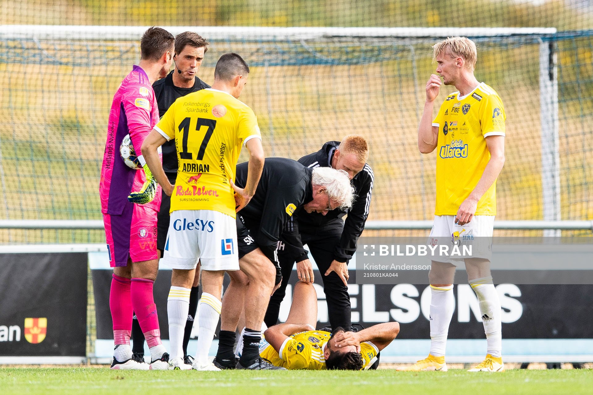 Falkenbergs Mahmut Özen har ont