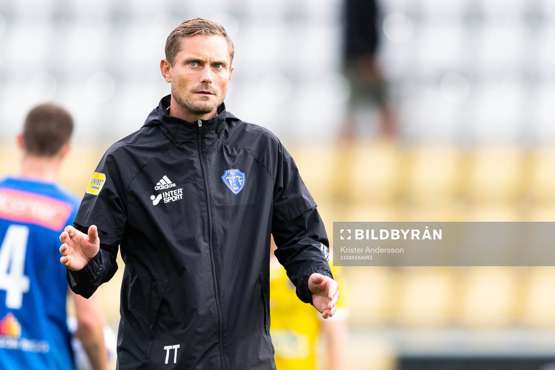 Falkenbergs tränare Tobias Tuvesson
