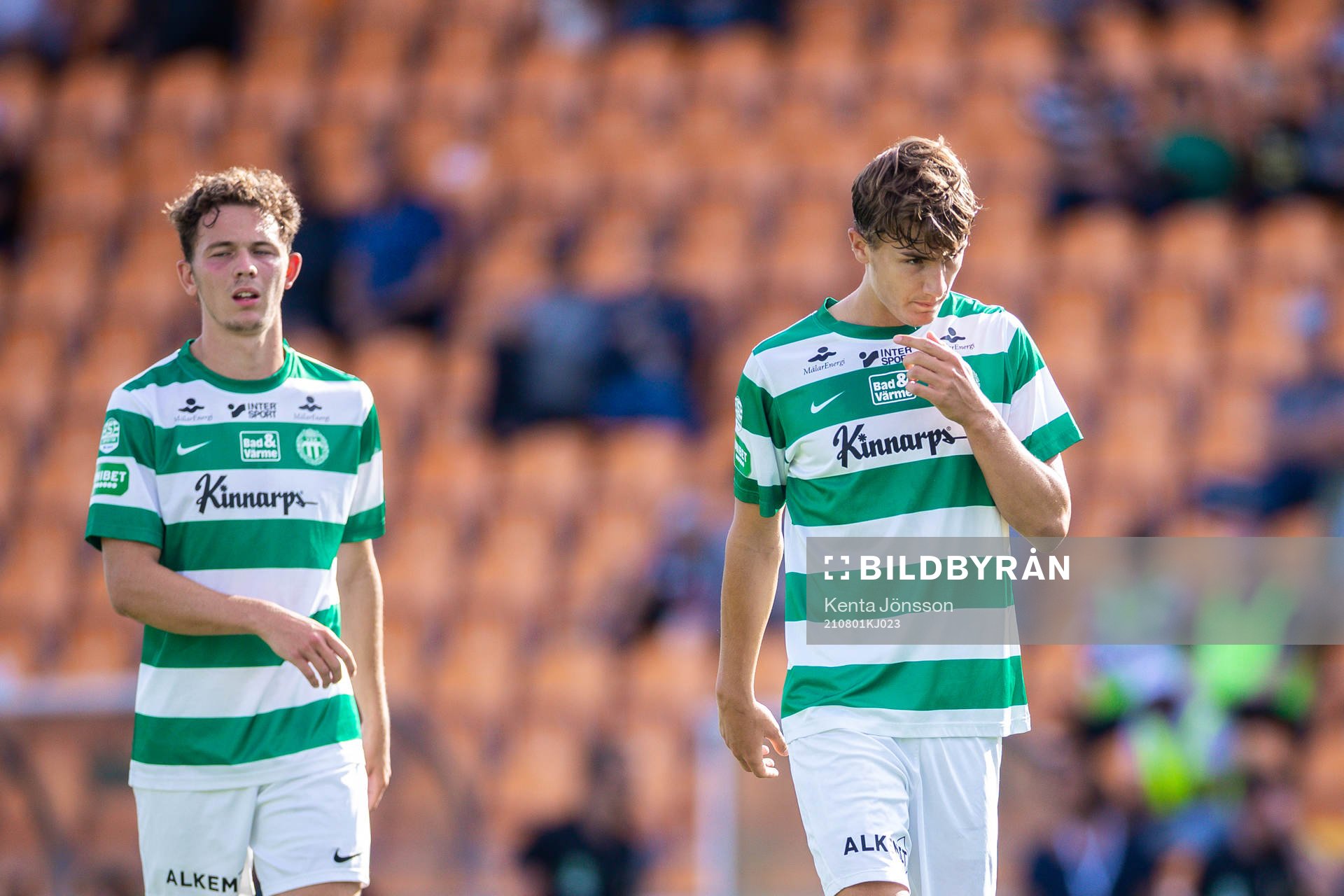 Västerås Kalle Björklund och Gustaf Lagerbielke deppar