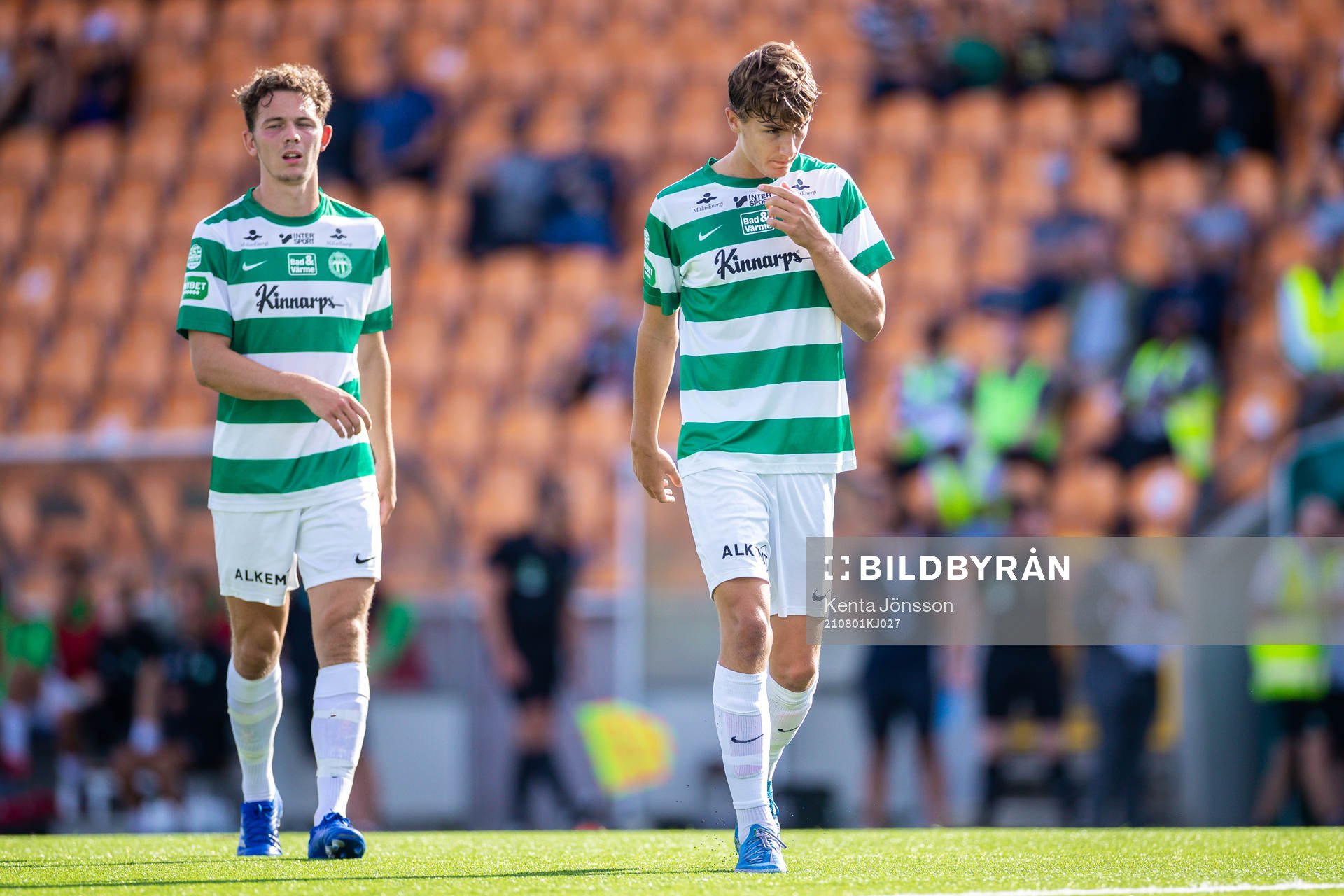 Västerås Kalle Björklund och Gustaf Lagerbielke deppar