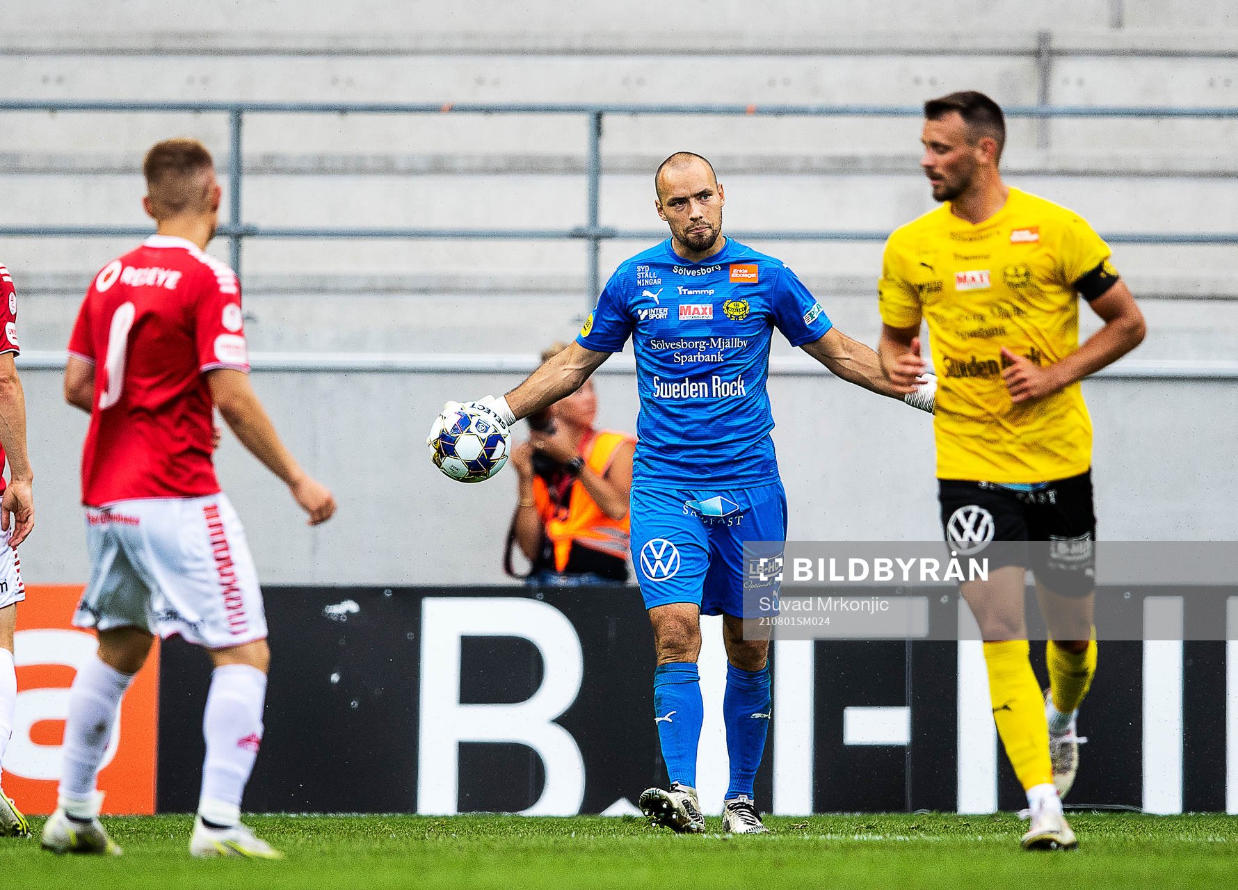 Mjällbys målvakt Carl-Johan Eriksson