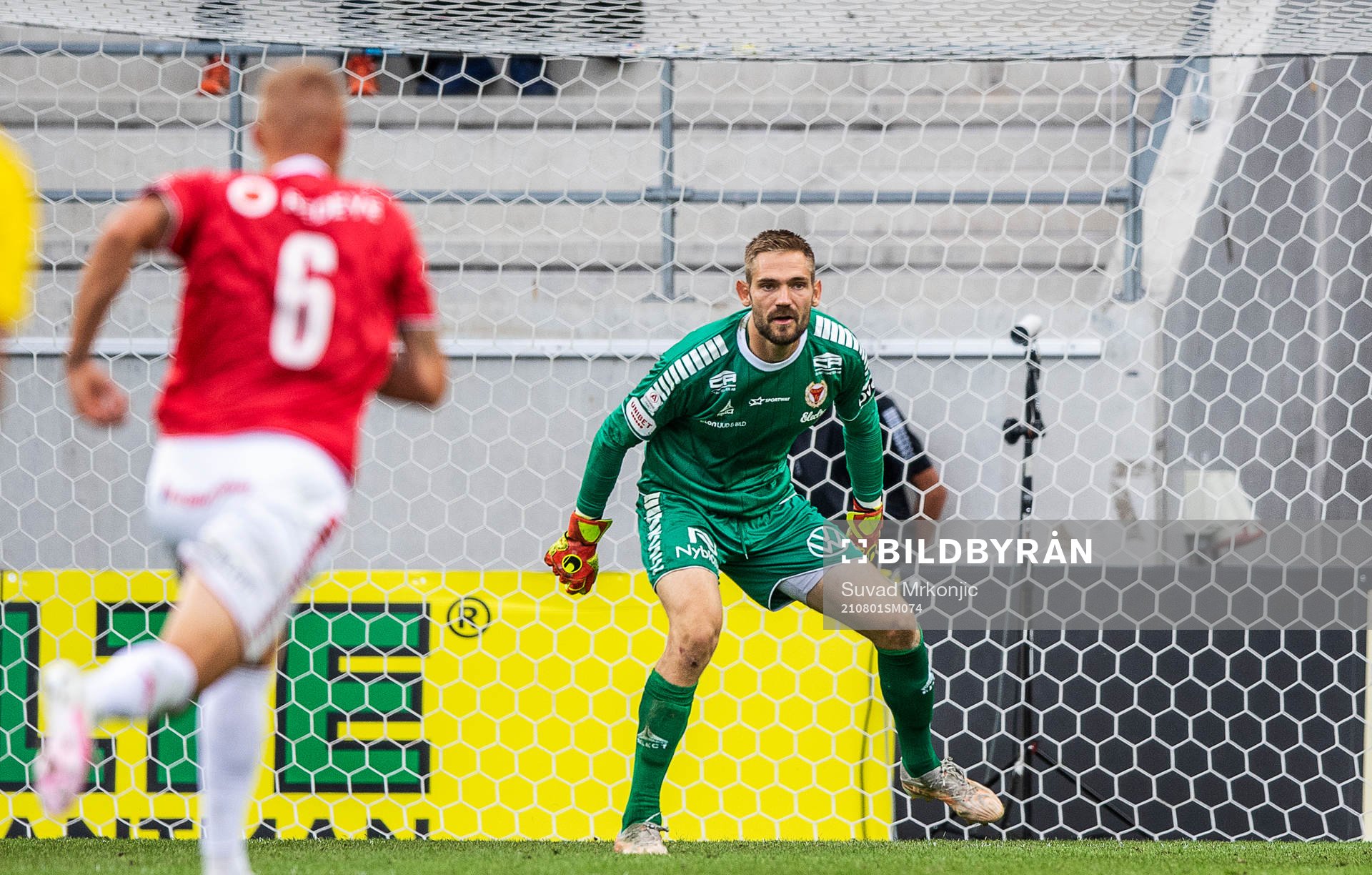 Kalmars målvakt Lucas Hägg Johansson
