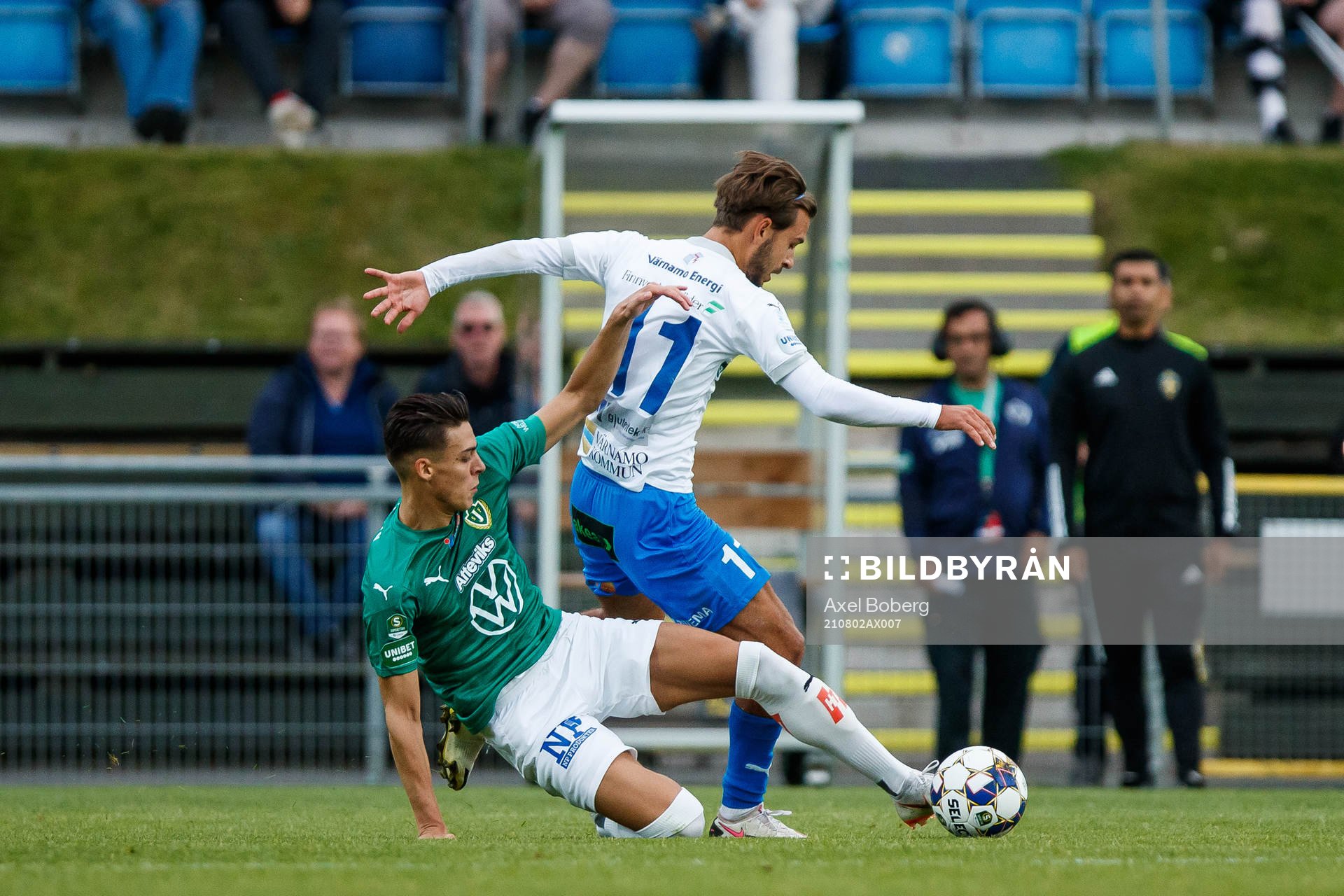 Jönköpings Adam Ben Lamin och Värnamos Edvin Becirovic