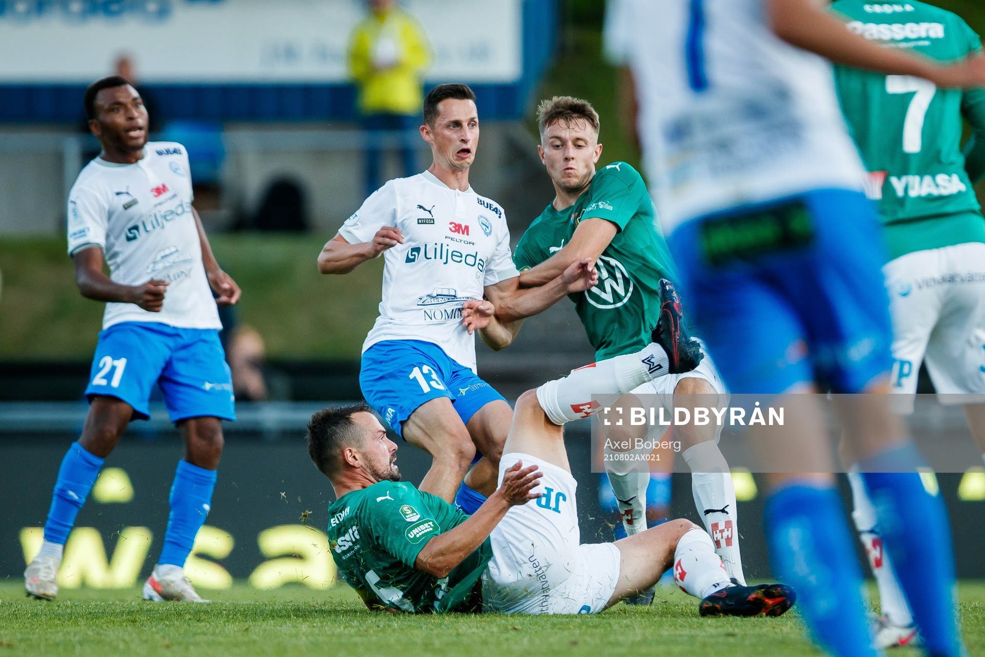 Jönköpings Fredric Fendrich och Värnamos Joel Craig