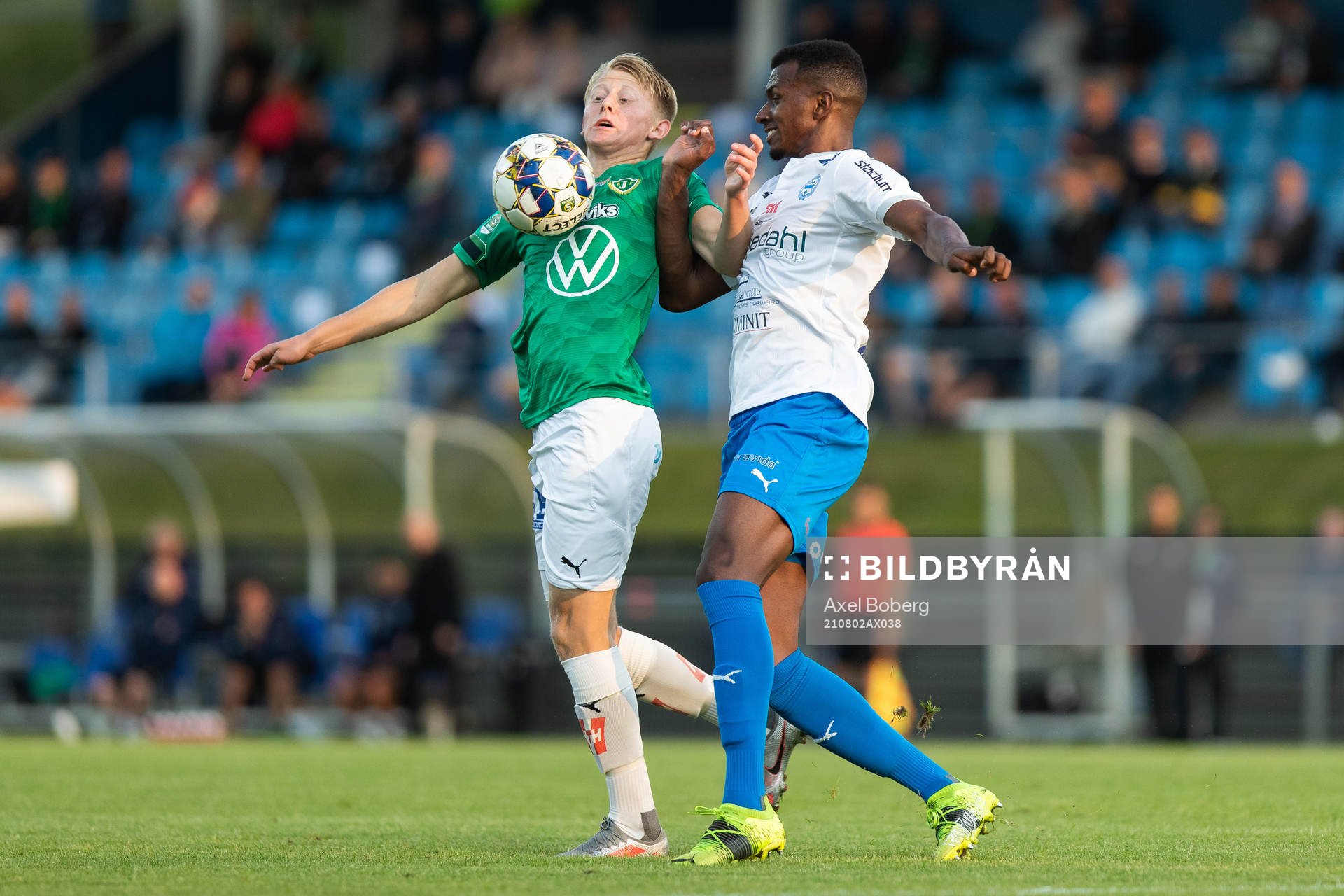 Jönköpings Elias Nordström och Värnamos Bernardo Vilar