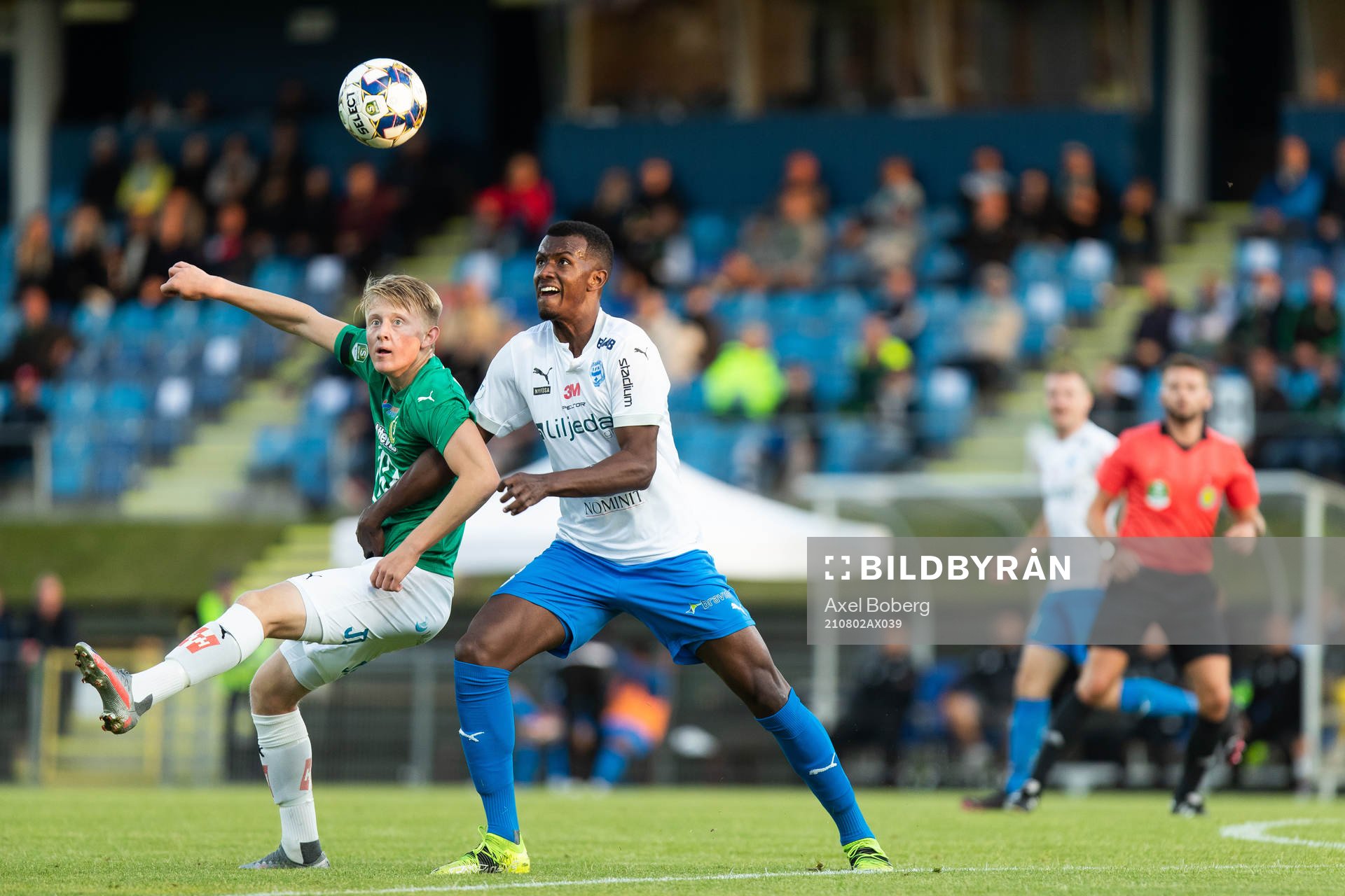 Jönköpings Elias Nordström och Värnamos Bernardo Vilar
