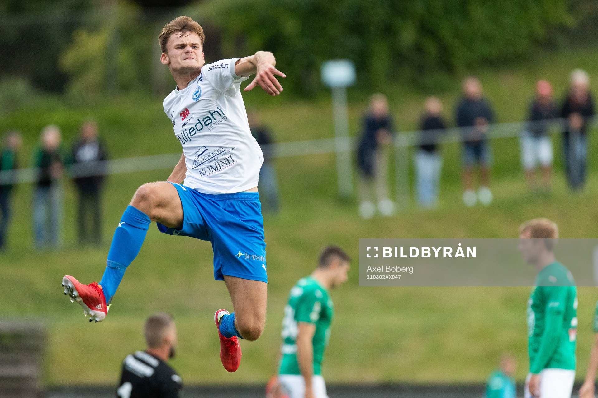 Värnamos Oscar Uddenäs jublar
