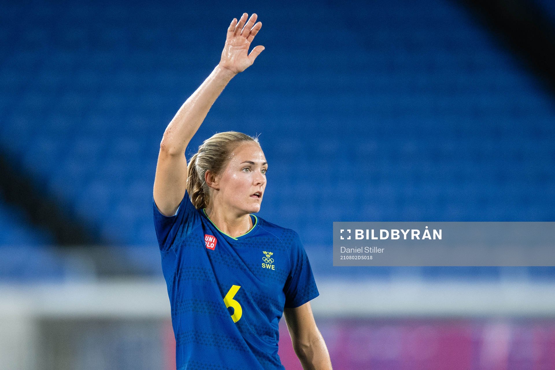 Magdalena Eriksson of Sweden in the women´s football match