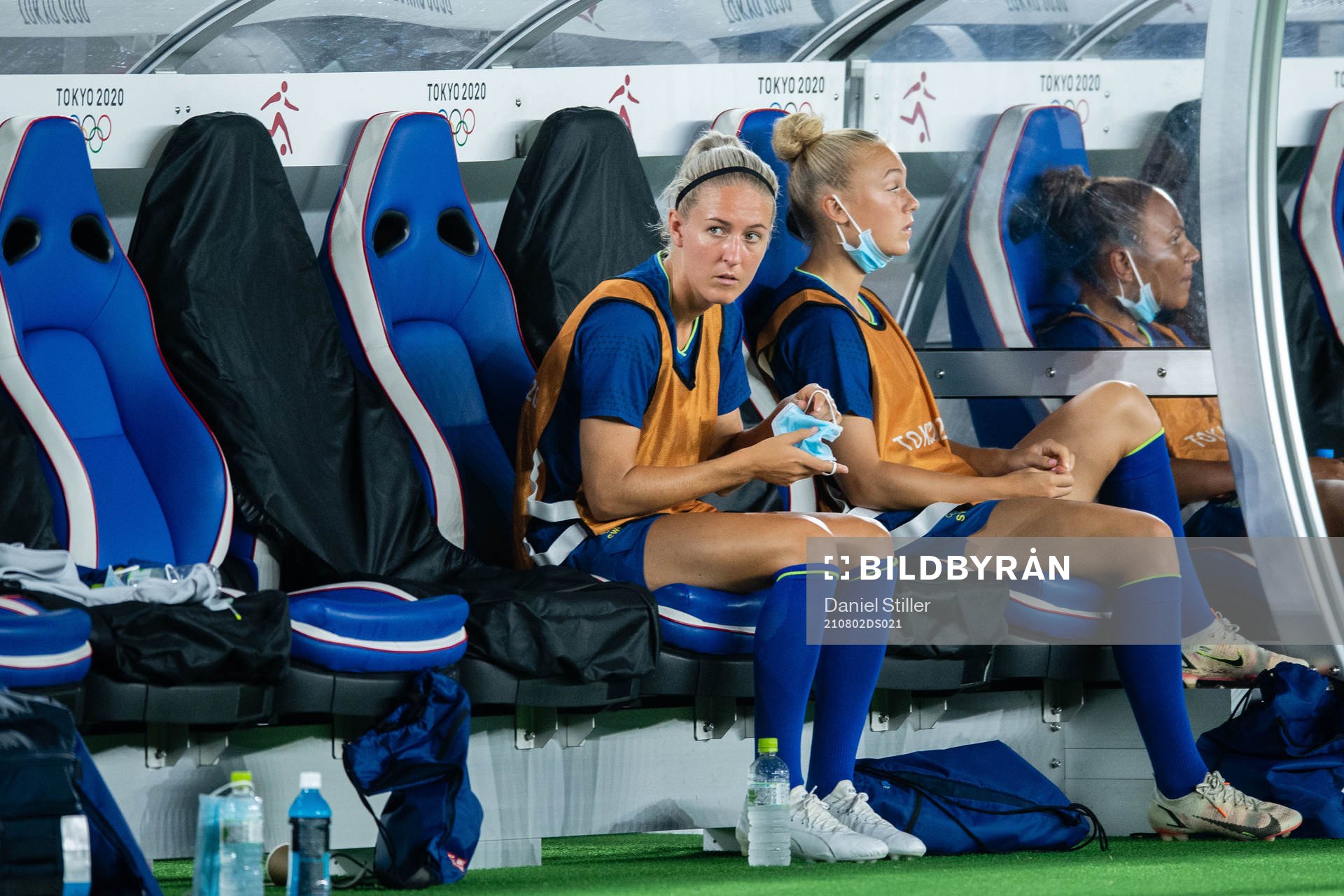 Emma Kullberg of Sweden in the women´s football match