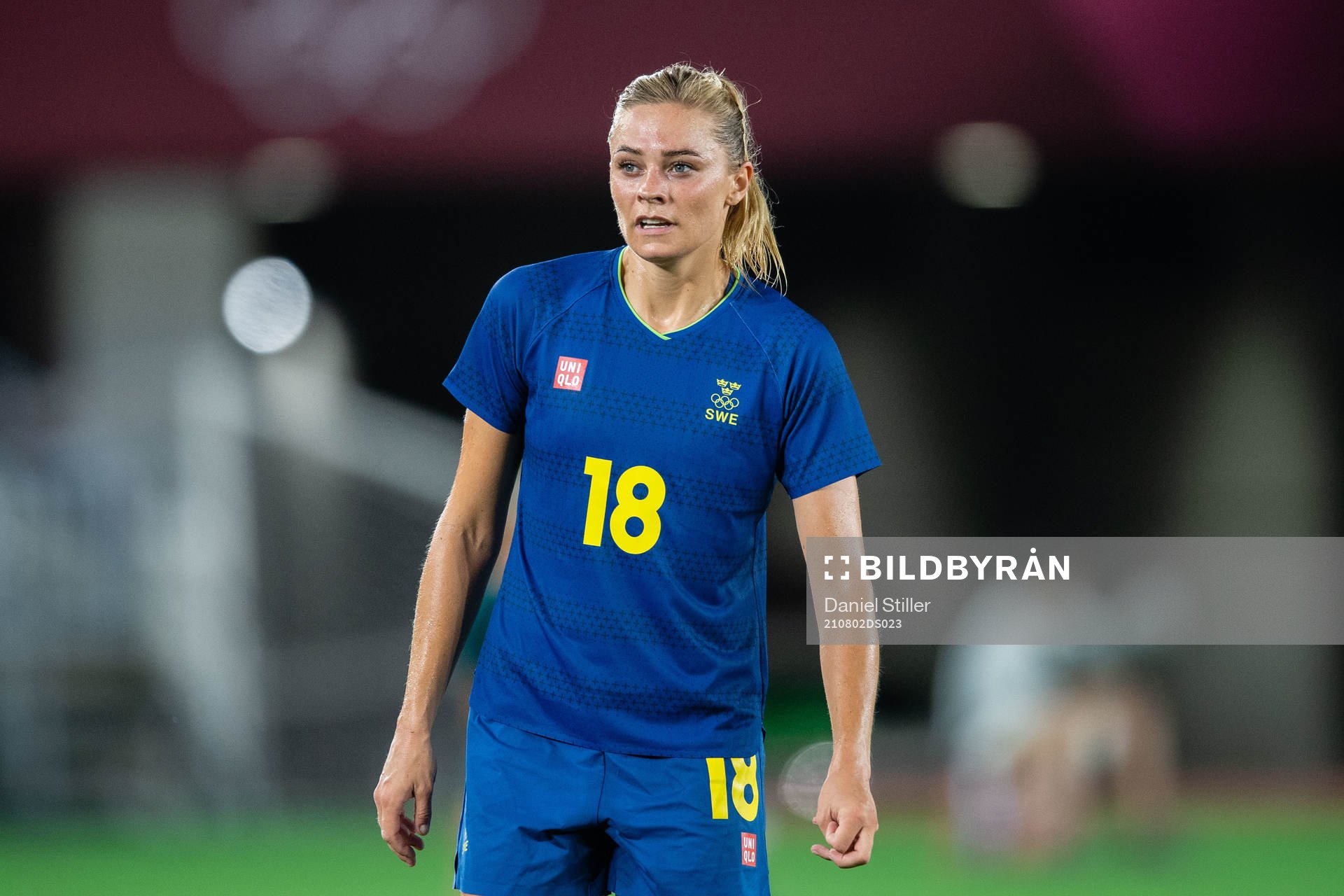 Fridolina Rolfö of Sweden in the women´s football match