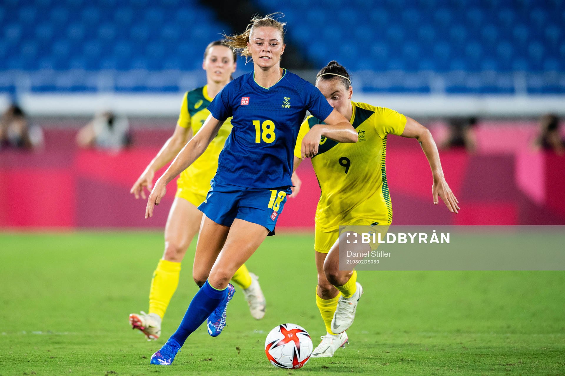 Fridolina Rolfö of Sweden  in the women´s football match