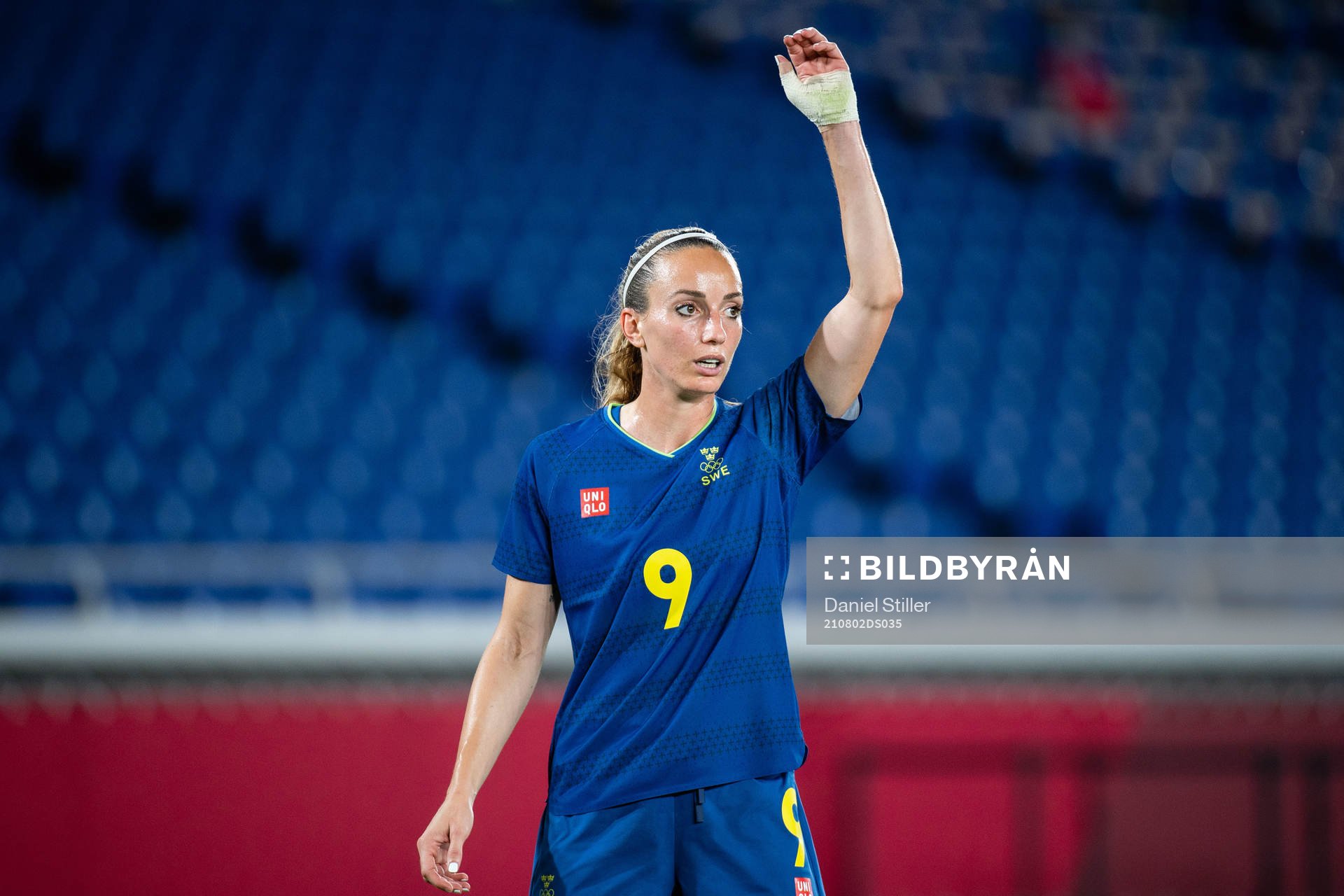 Kosovare Asllani of Sweden  in the women´s football match