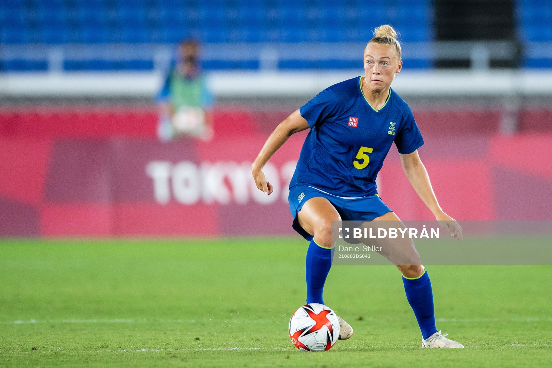 Hanna Bennison of Sweden in the women´s football match