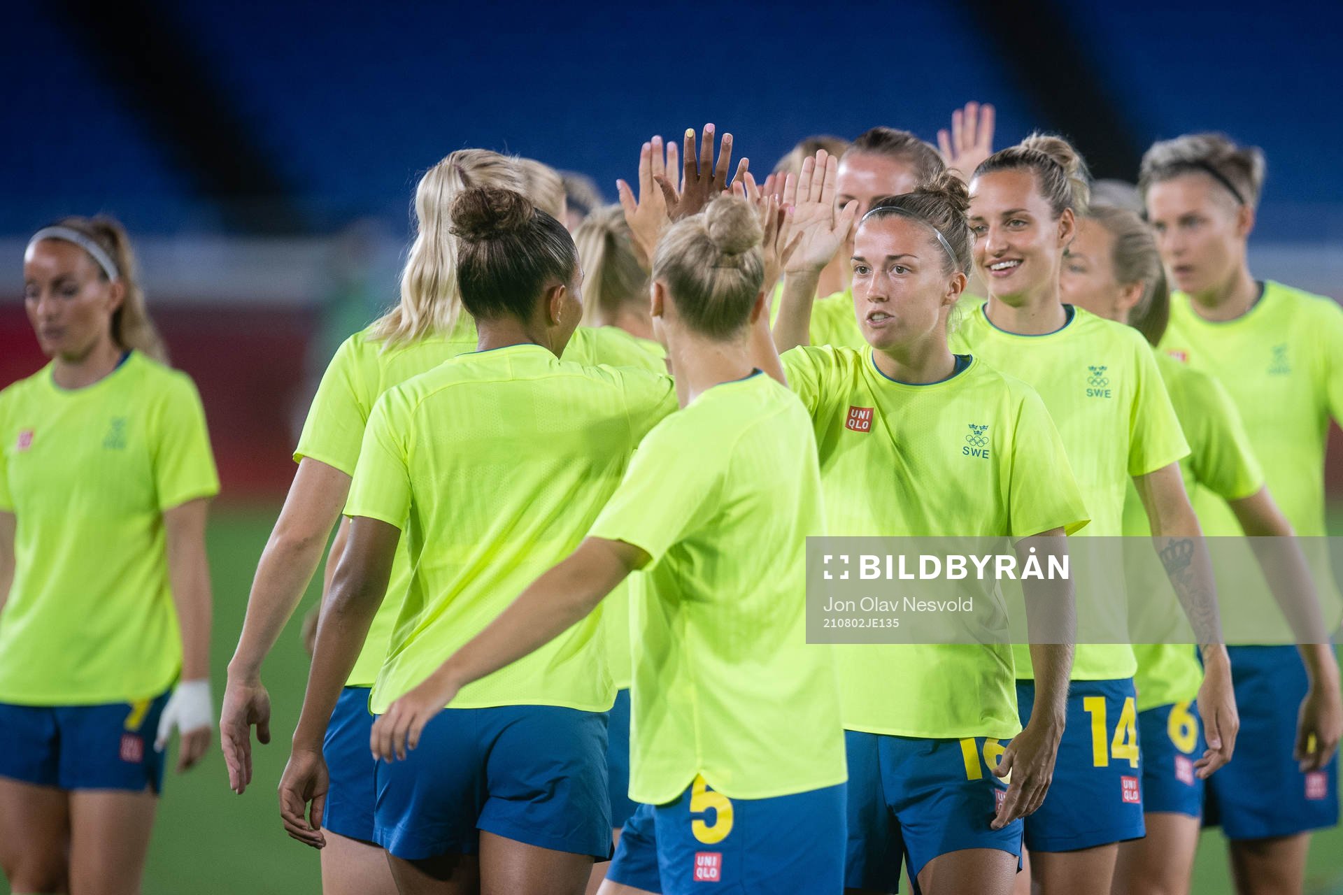 Filippa Angeldahl and Nathalie Björn of Sweden