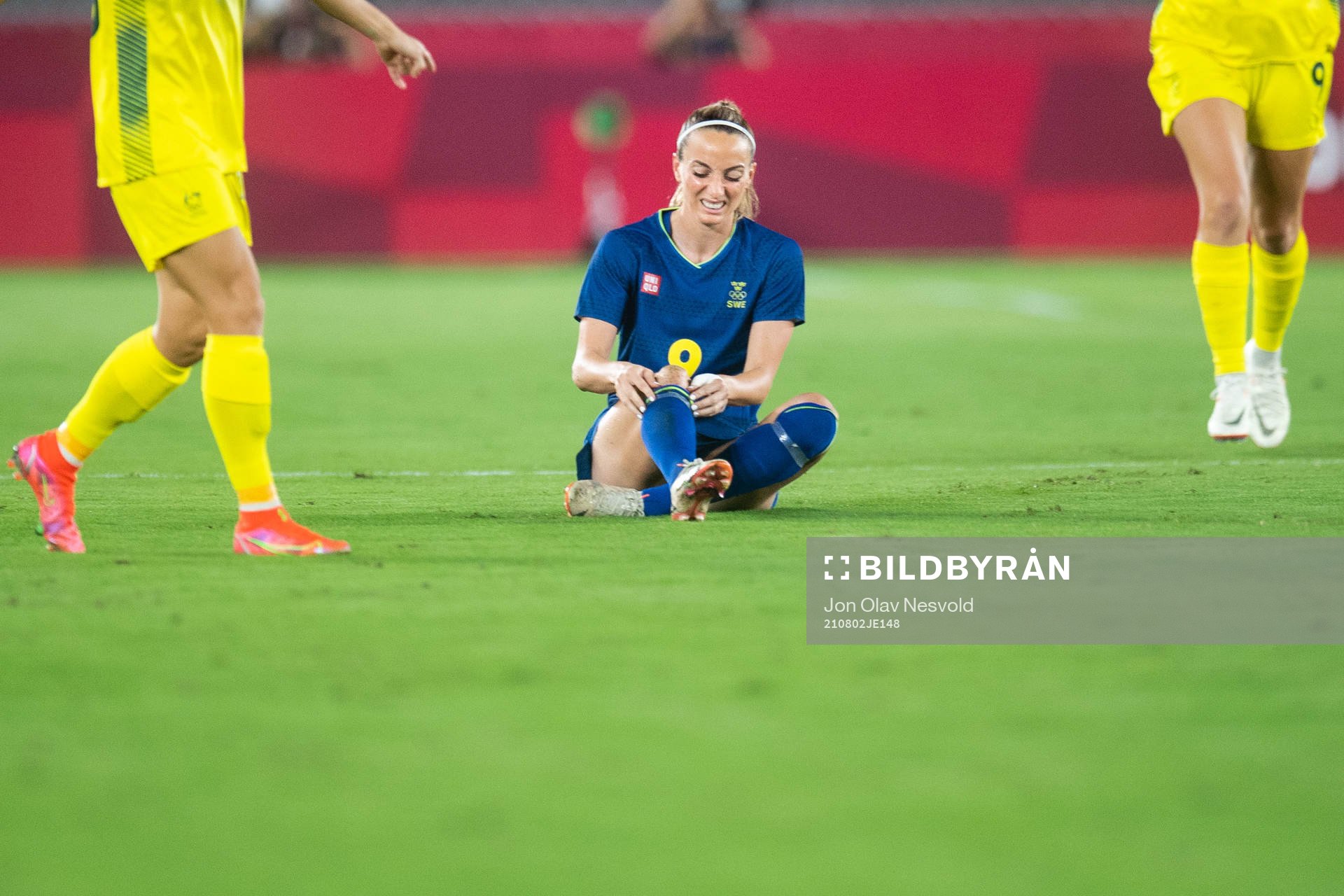 Kosovare Asllani of Sweden in the women´s football match