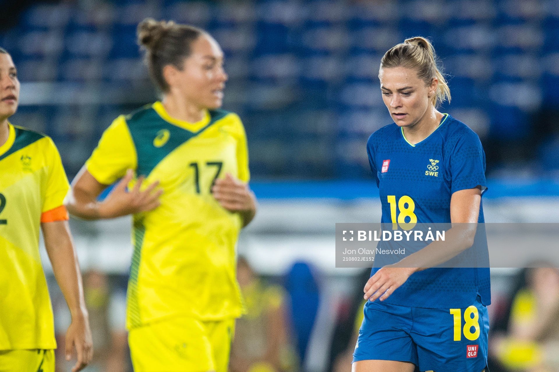 Fridolina Rolfö of Sweden in the women´s football match