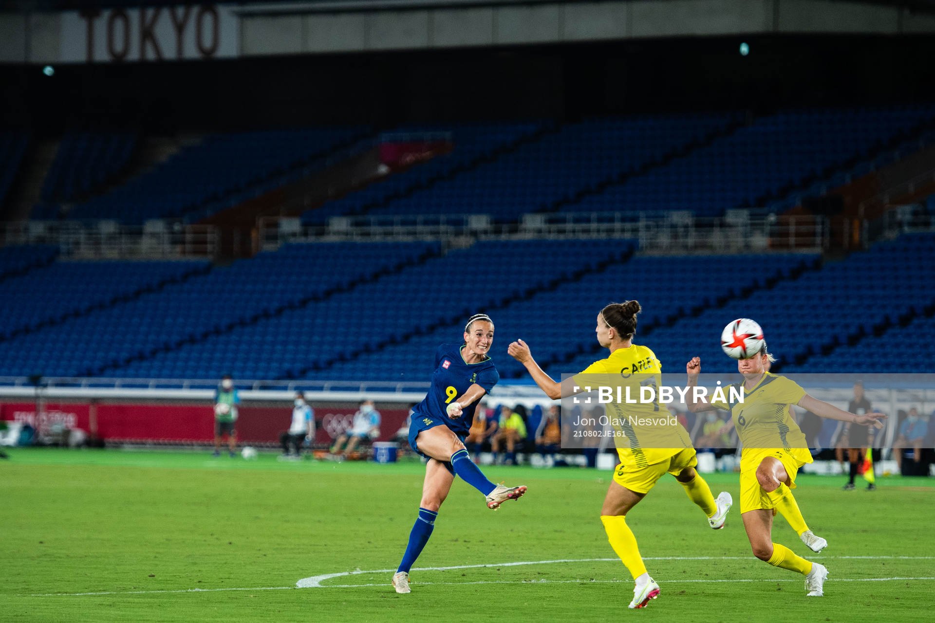 Kosovare Asllani of Sweden  in the women´s football match