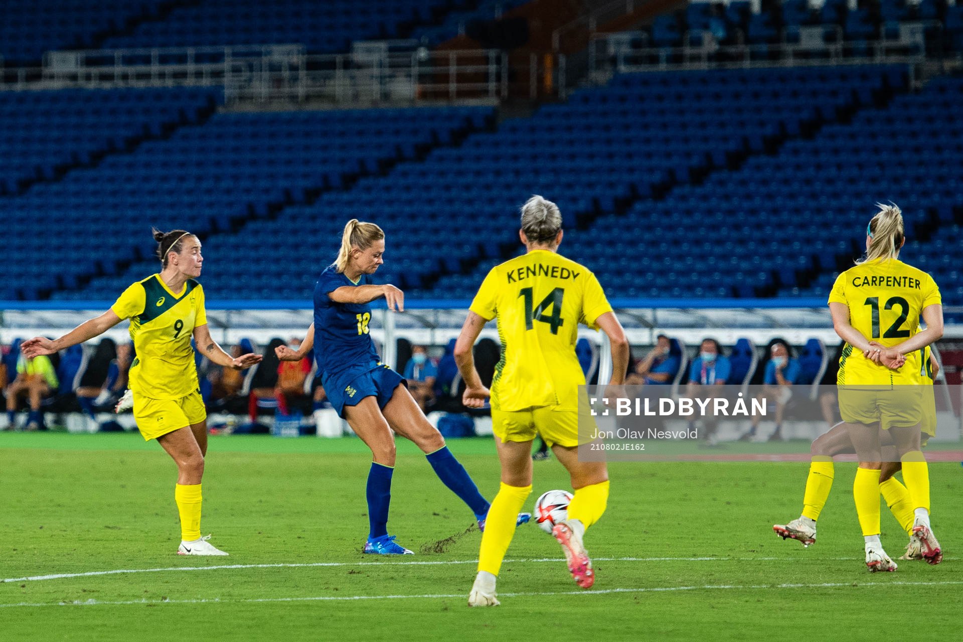 Fridolina Rolfö of Sweden in the women´s football match