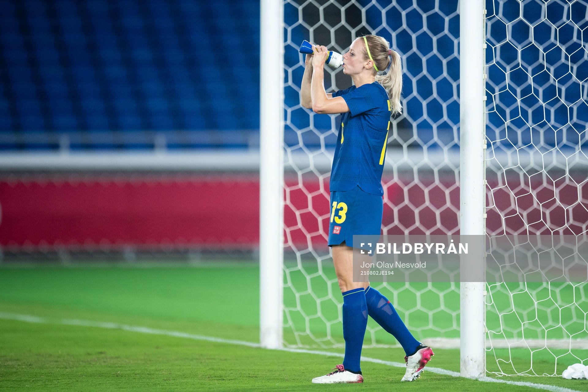 Amanda Ilestedt of Sweden in the women´s football match