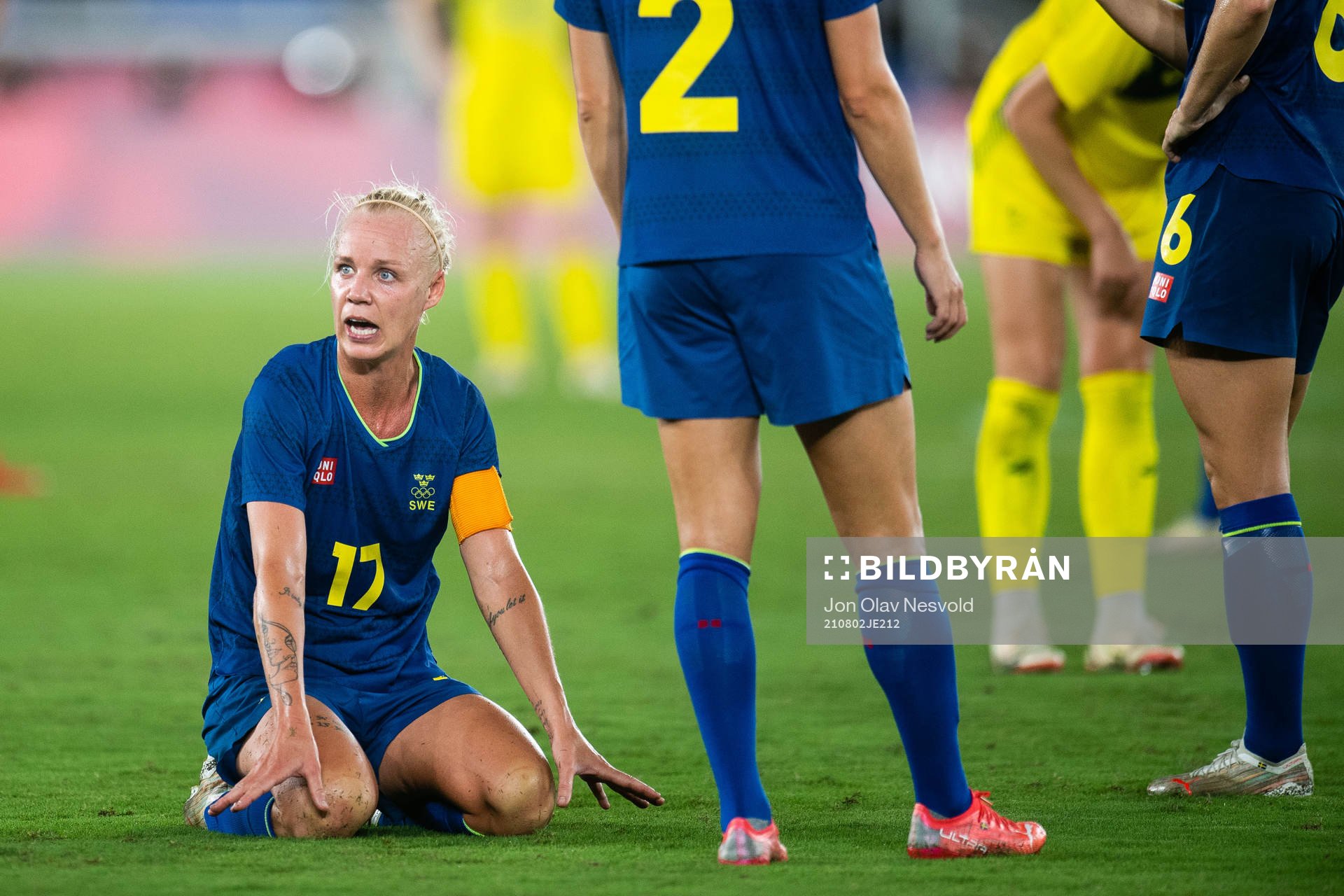 Caroline Seger of Sweden  in the women´s football match