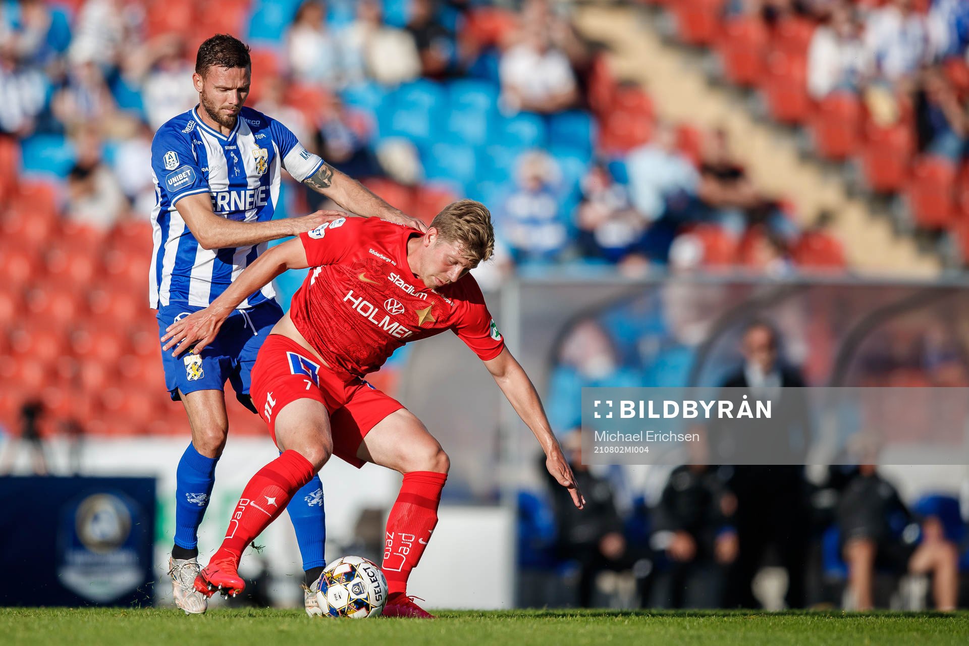 IFK Göteborgs Marcus Berg och IFK Norrköpings Alexander