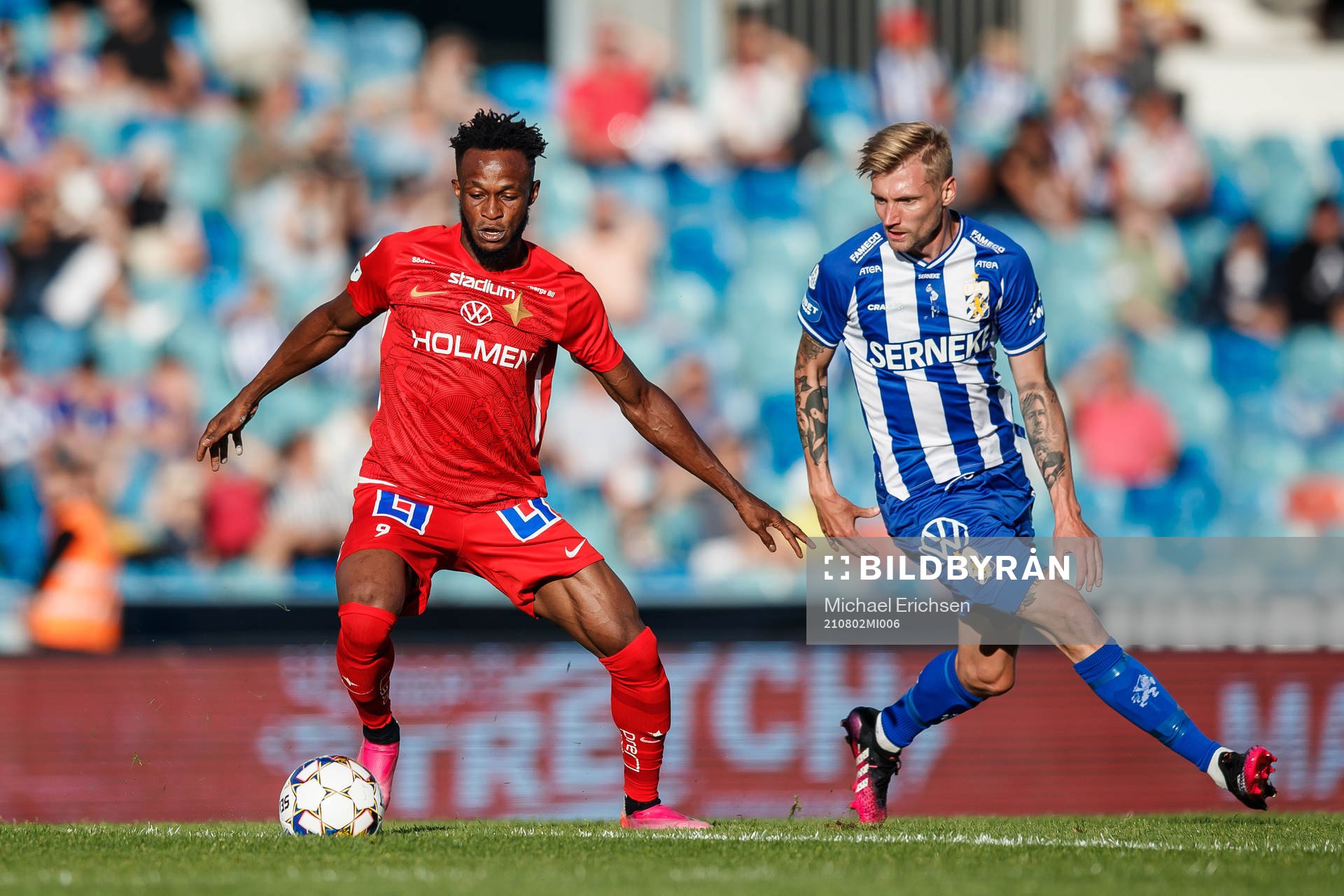 IFK Norrköpings Samuel Adegbenro och IFK Göteborgs