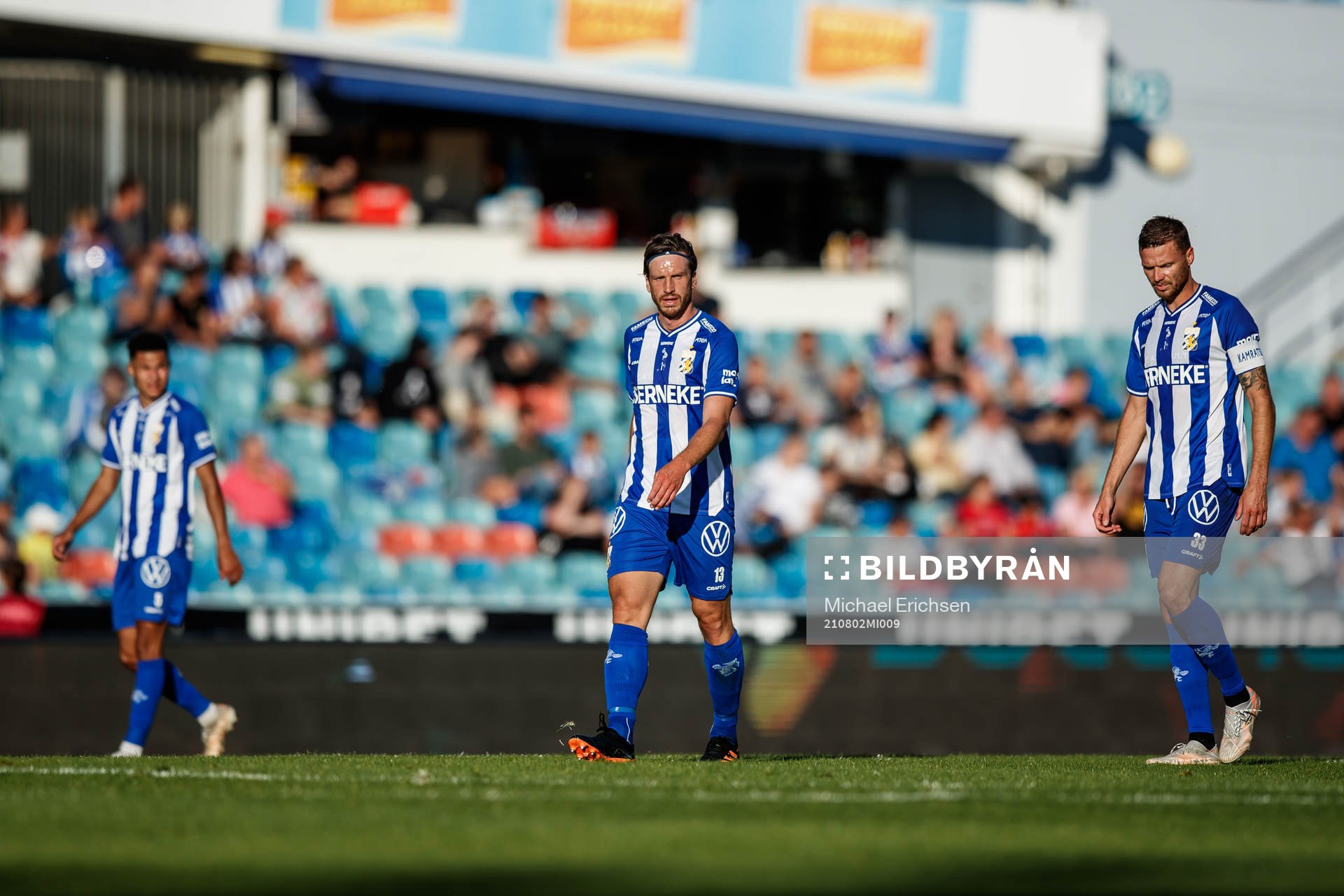 IFK Göteborgs Alexander Jallow, Gustav Svensson och Marcus