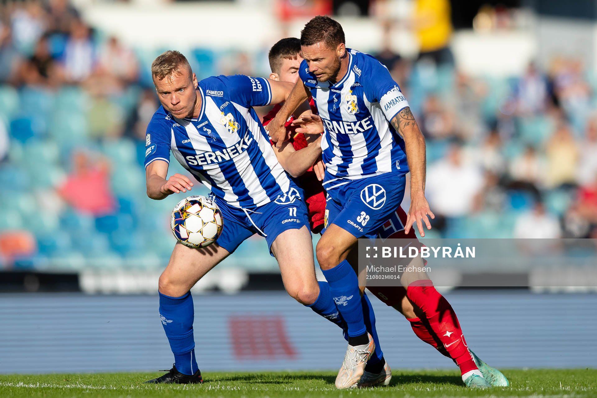IFK Göteborgs Kolbeinn Sigthorsson och Marcus Berg