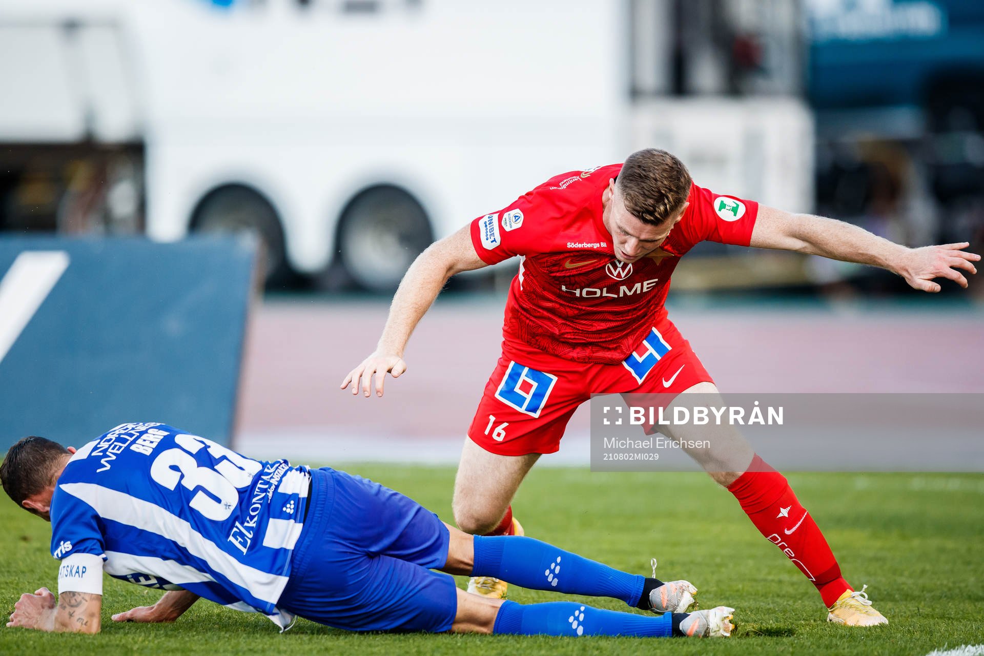 IFK Göteborgs Marcus Berg och IFK Norrköpings Viktor