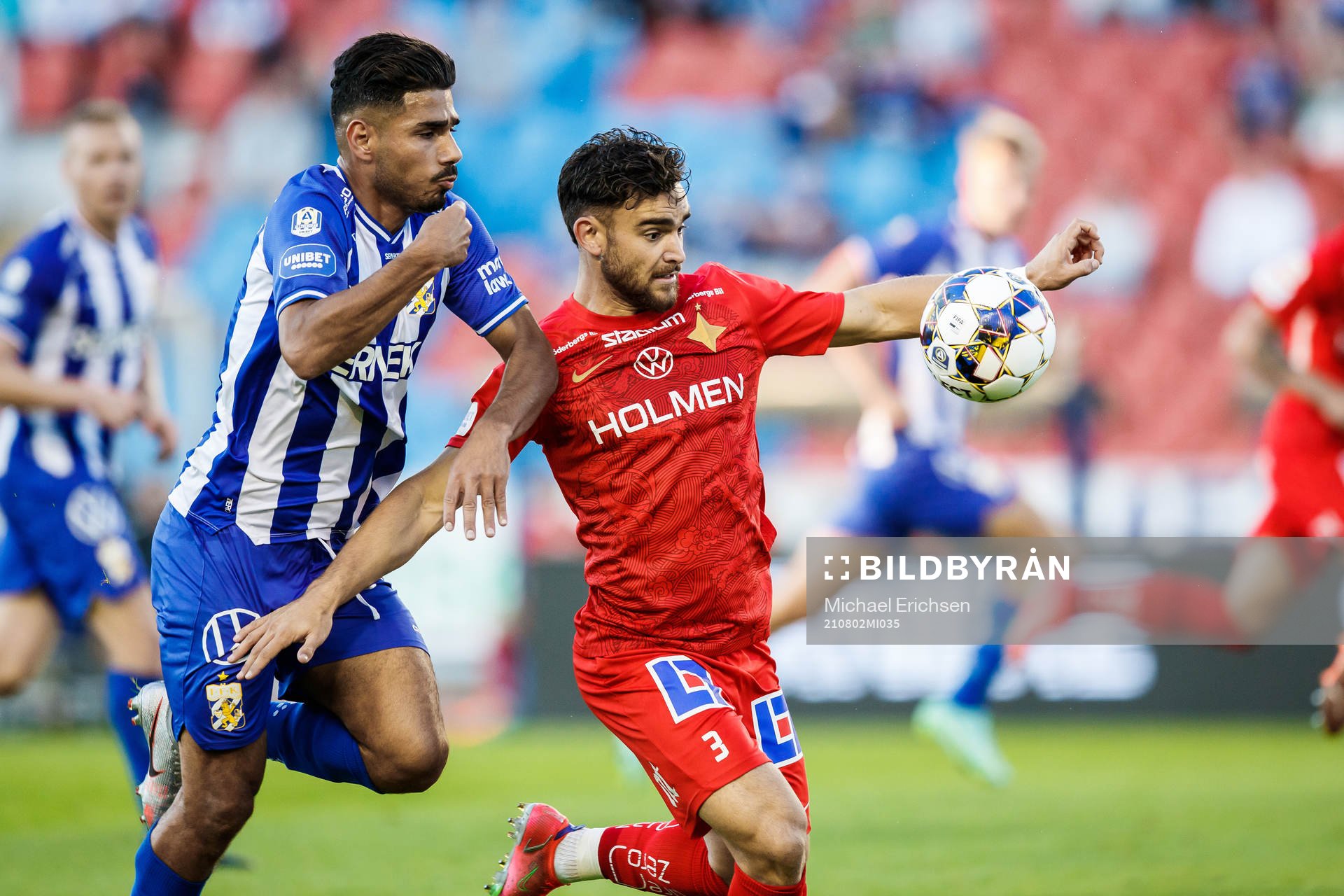 IFK Göteborgs Hosam Aiesh och IFK Norrköpings Yahav
