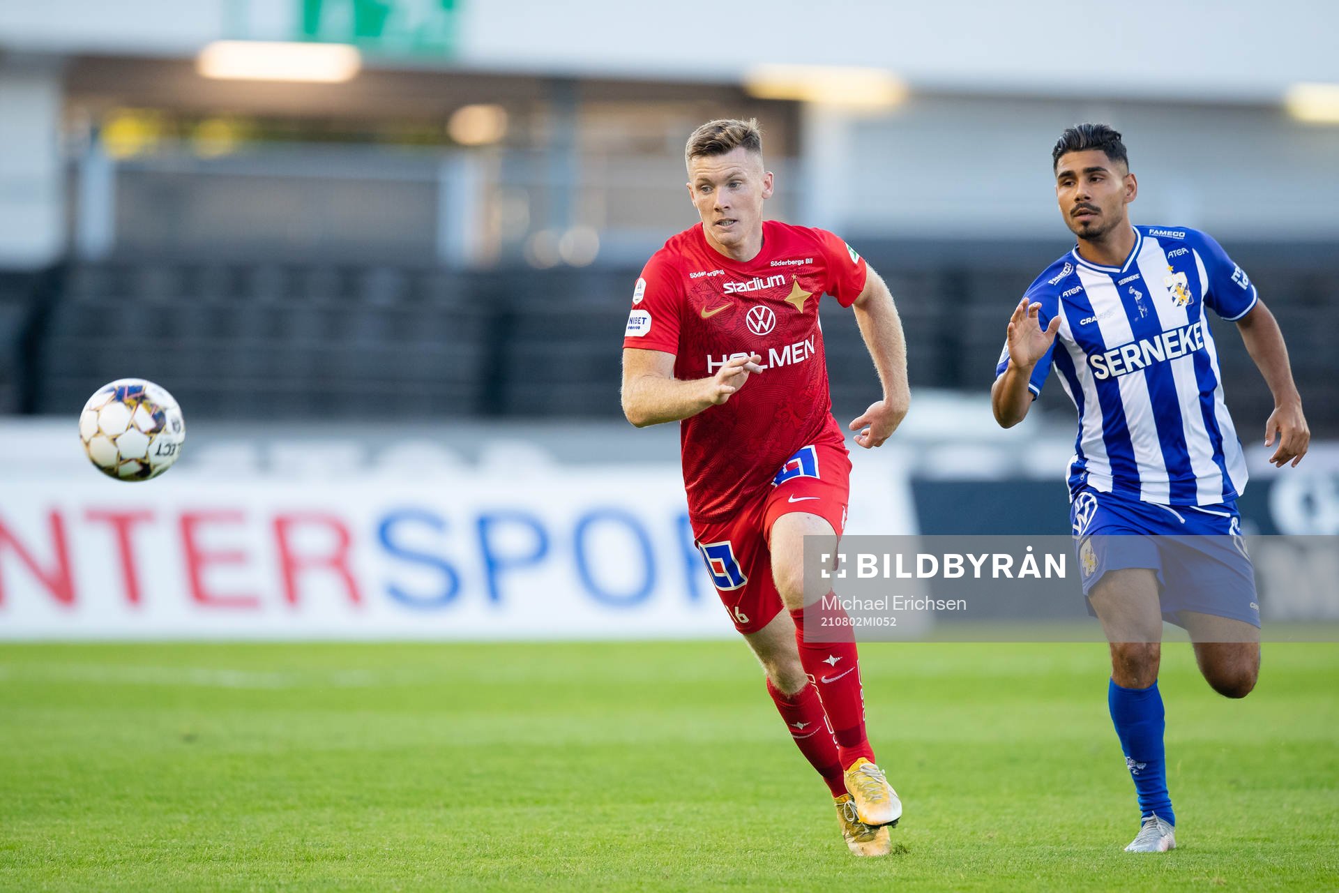 IFK Norrköpings Viktor Agardius och IFK Göteborgs Hosam