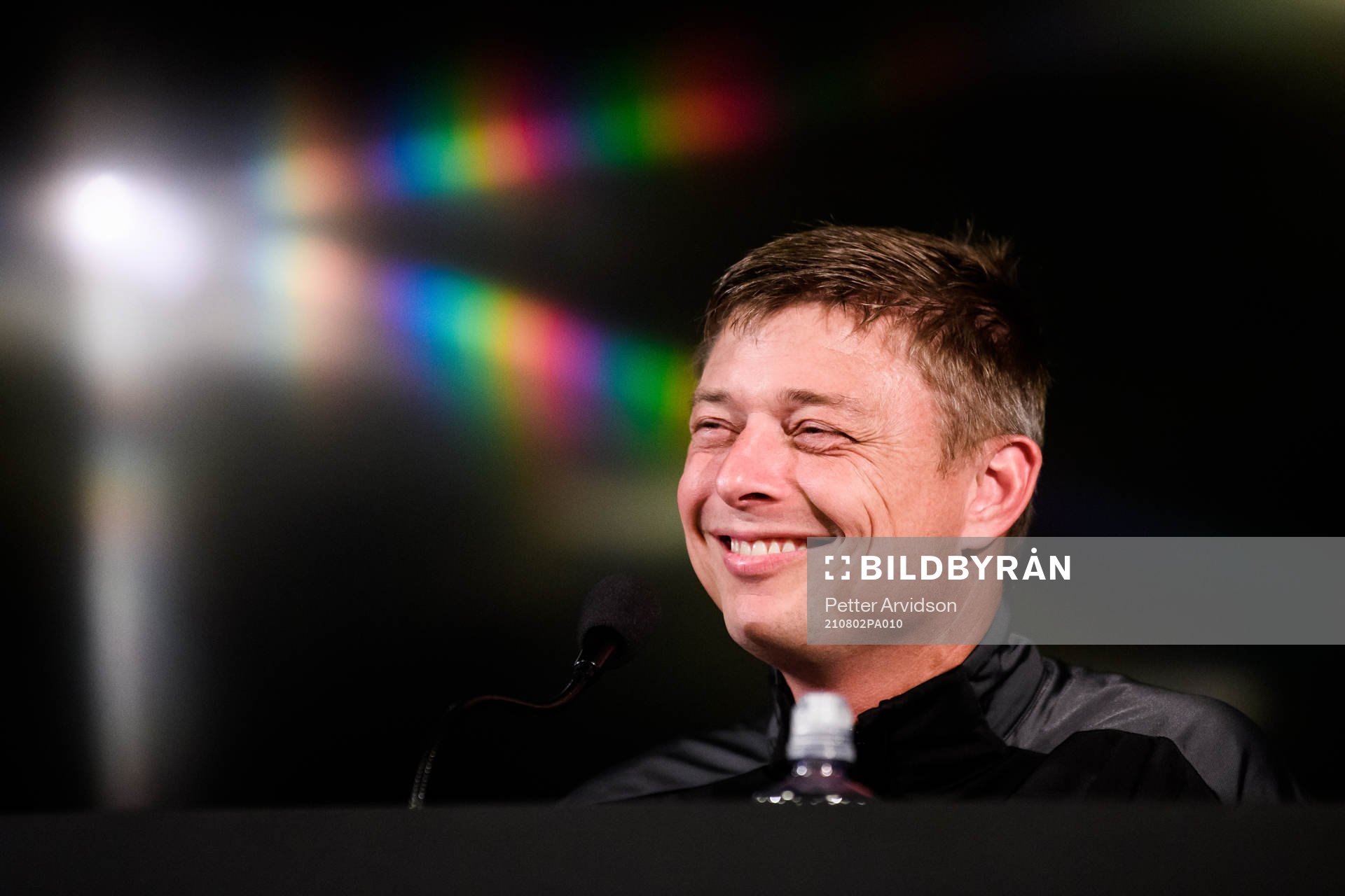 Jon Dahl Tomasson, head coach of Malmö FF during a press conference with Malmö FF ahead of the UEFA Champions League qualifying on August 2, 2021 in Malmö.