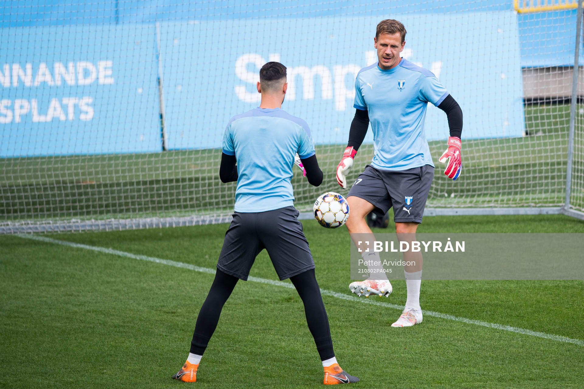 Goalkeeper Johan Dahlin